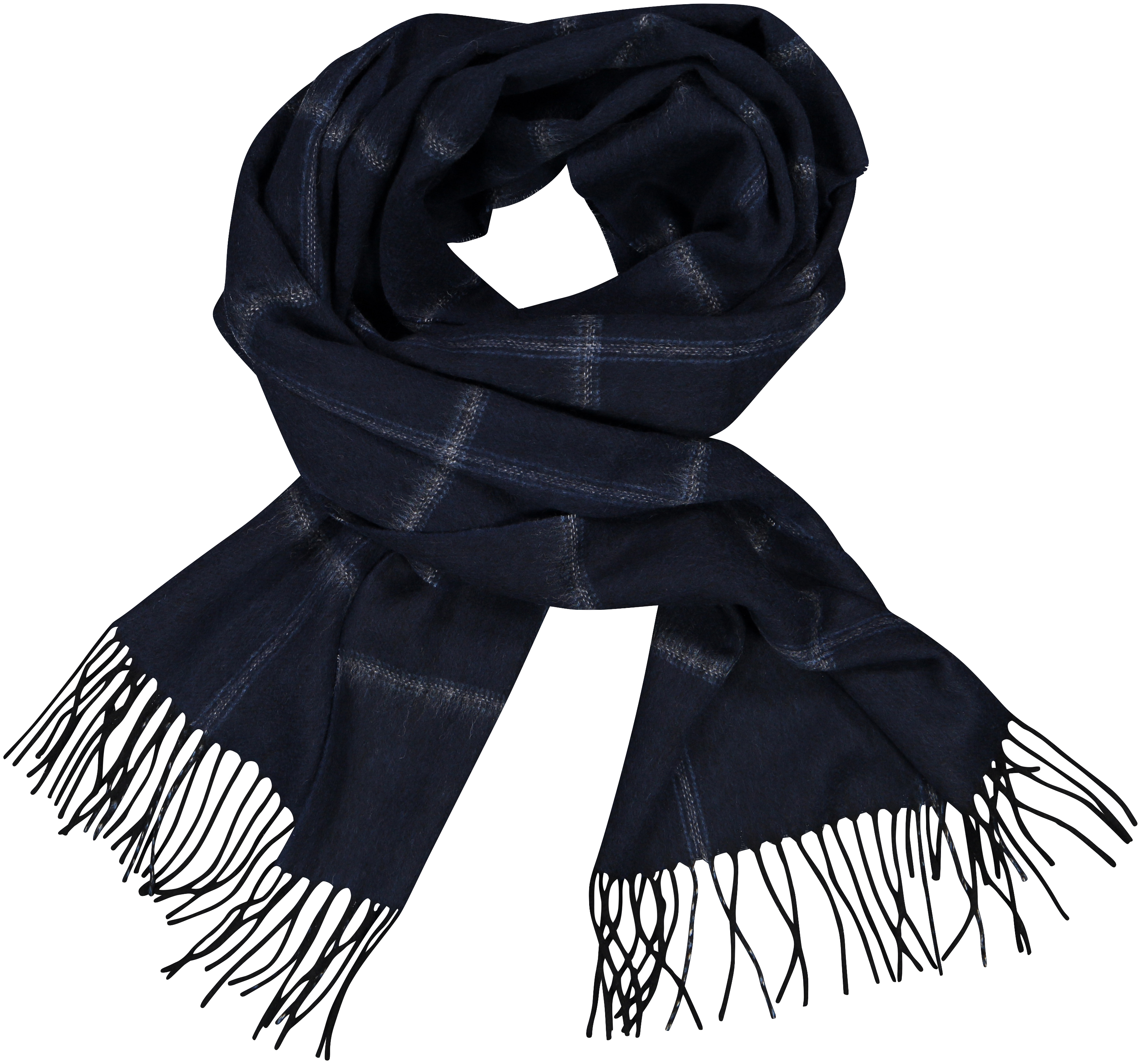 Urban Pioneers Female Bea Check SCARF NAVY STRIPED CHECK