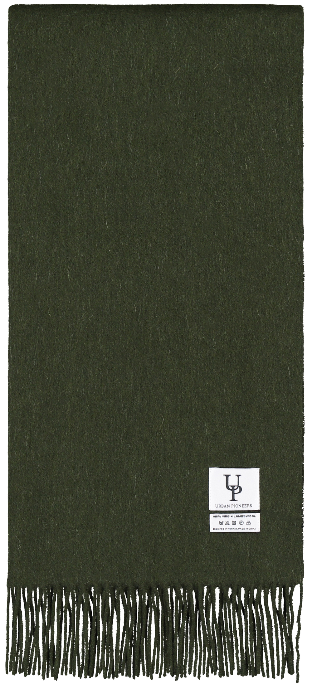 Urban Pioneers Female Bea Check SCARF OLIVE