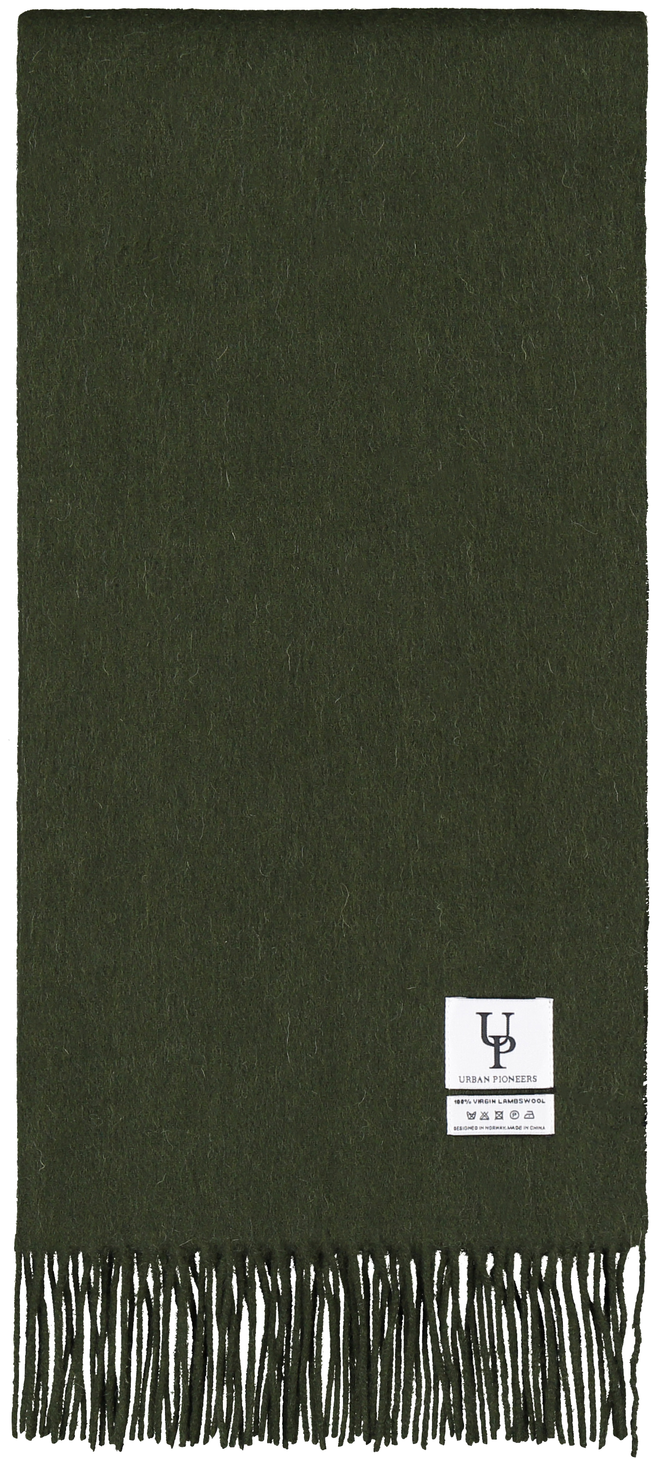 Urban Pioneers Female Bea Check SCARF OLIVE