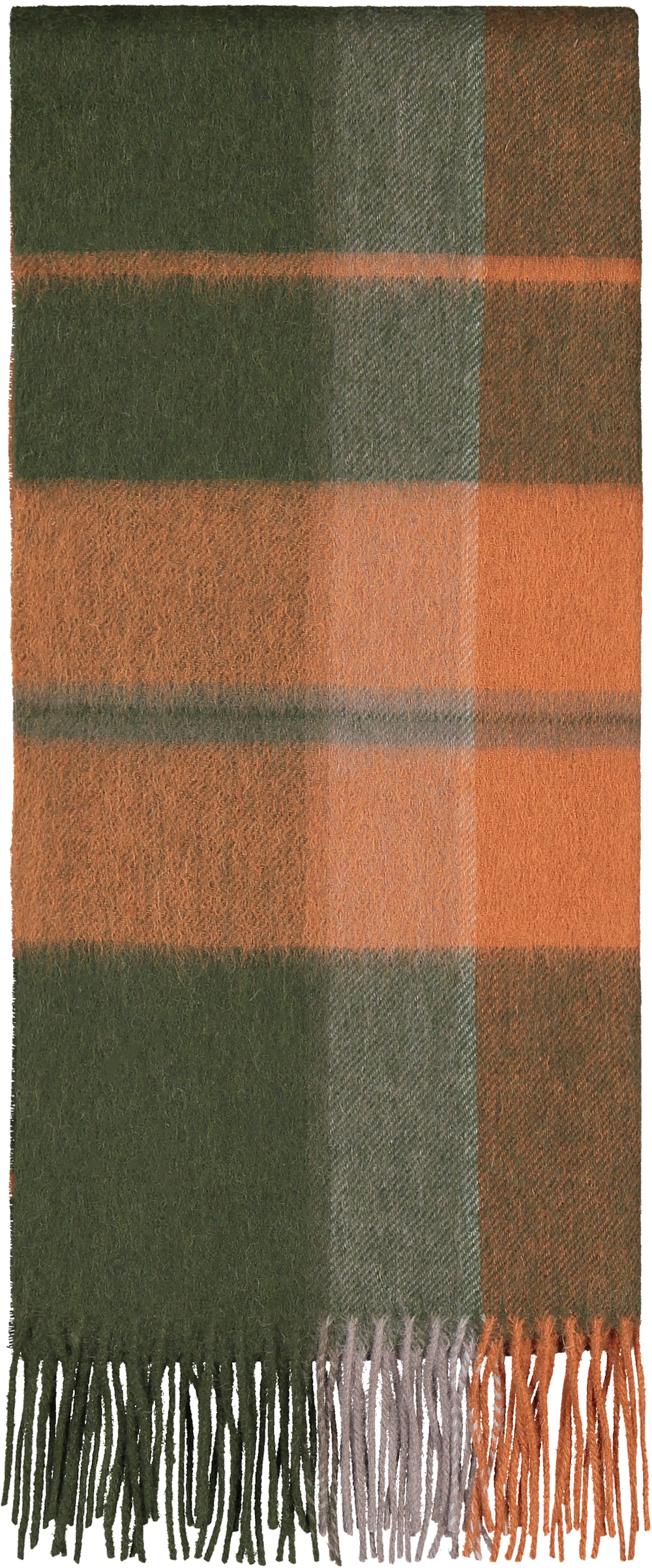 Urban Pioneers Female Bea Check SCARF OLIVE CHECK