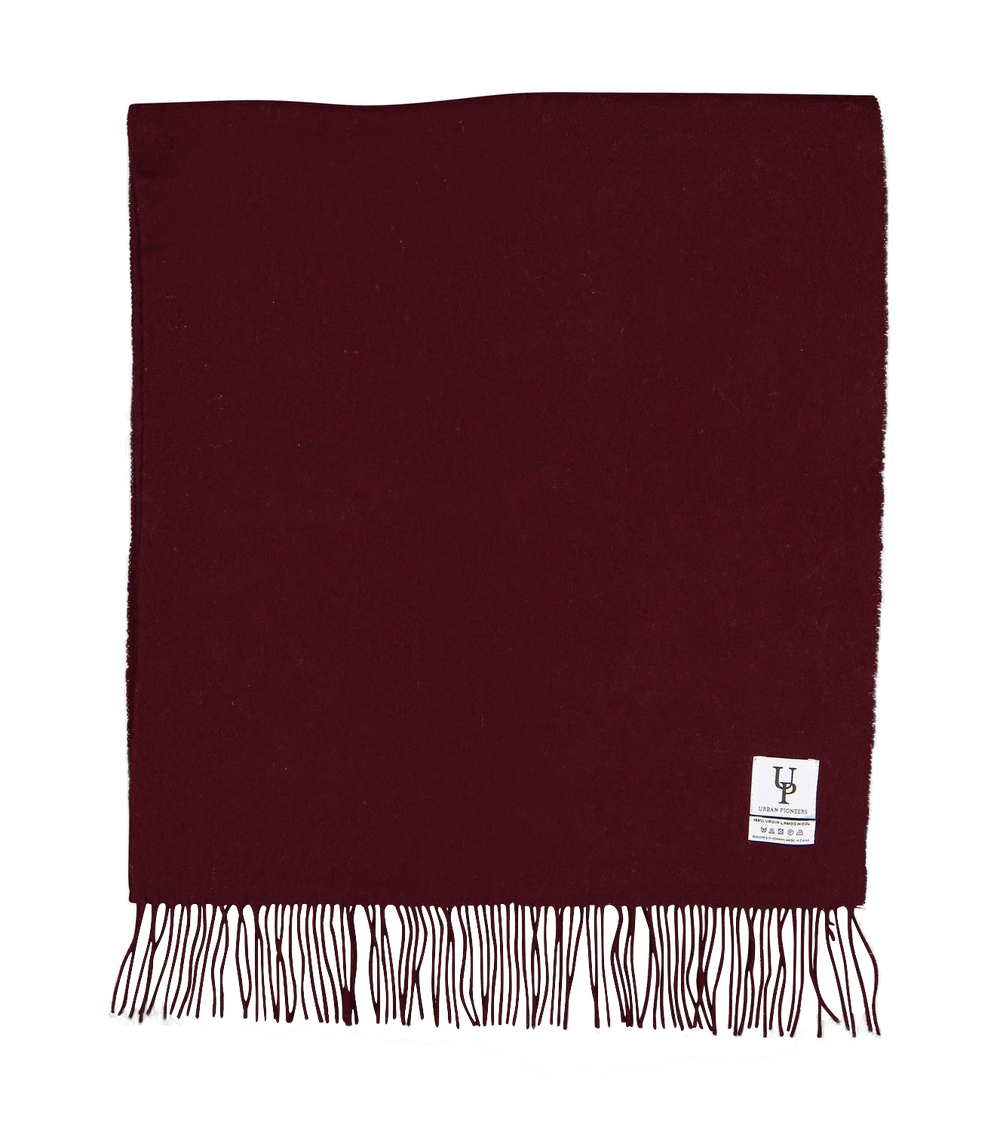 Urban Pioneers Female Bea Check SCARF WINE MELANGE