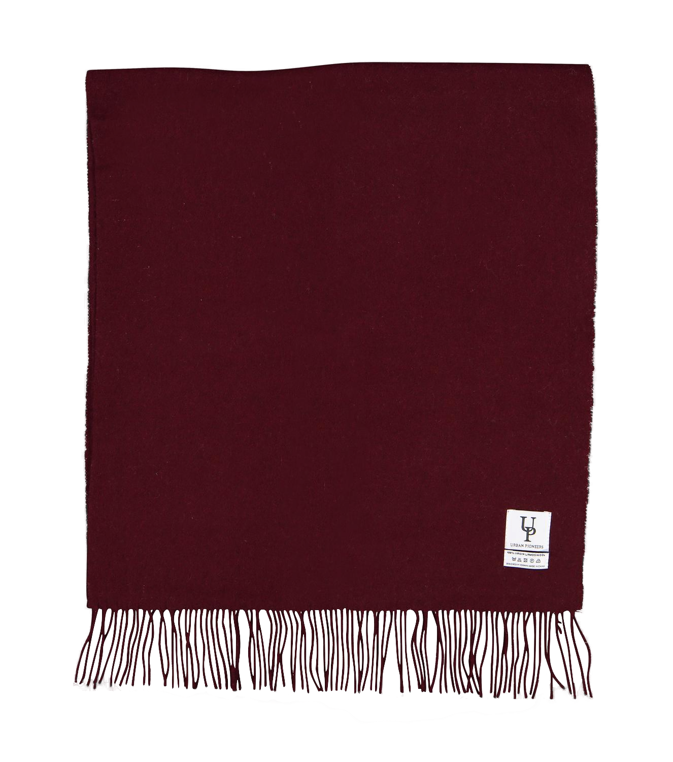 Urban Pioneers Female Bea Check SCARF WINE MELANGE