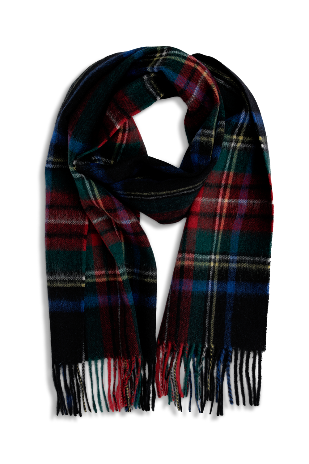 Urban Pioneers Male Beaumont Check Wool Scarf SCARF RED CHECK