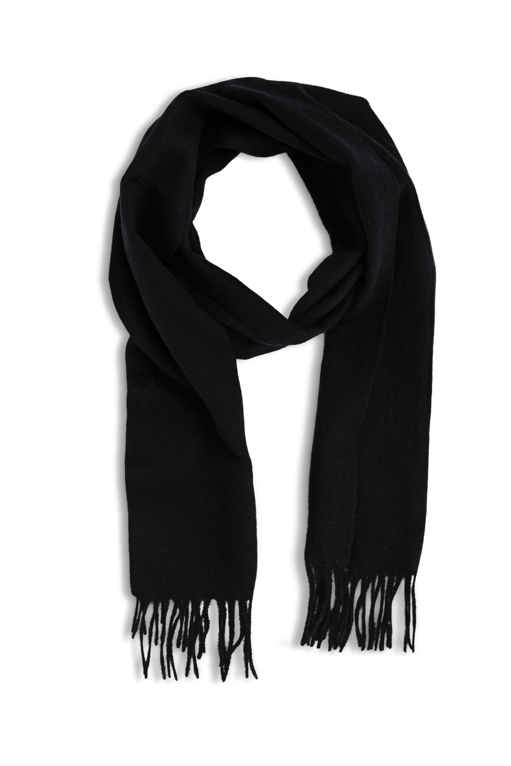 Urban Pioneers Male Beaumont Melange Wool Scarf SCARF BLACK