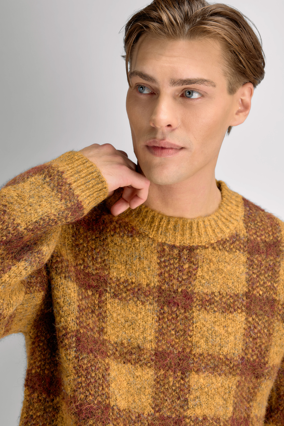 Urban Pioneers Male Belluno Sweater SWEATER HONEY AOP