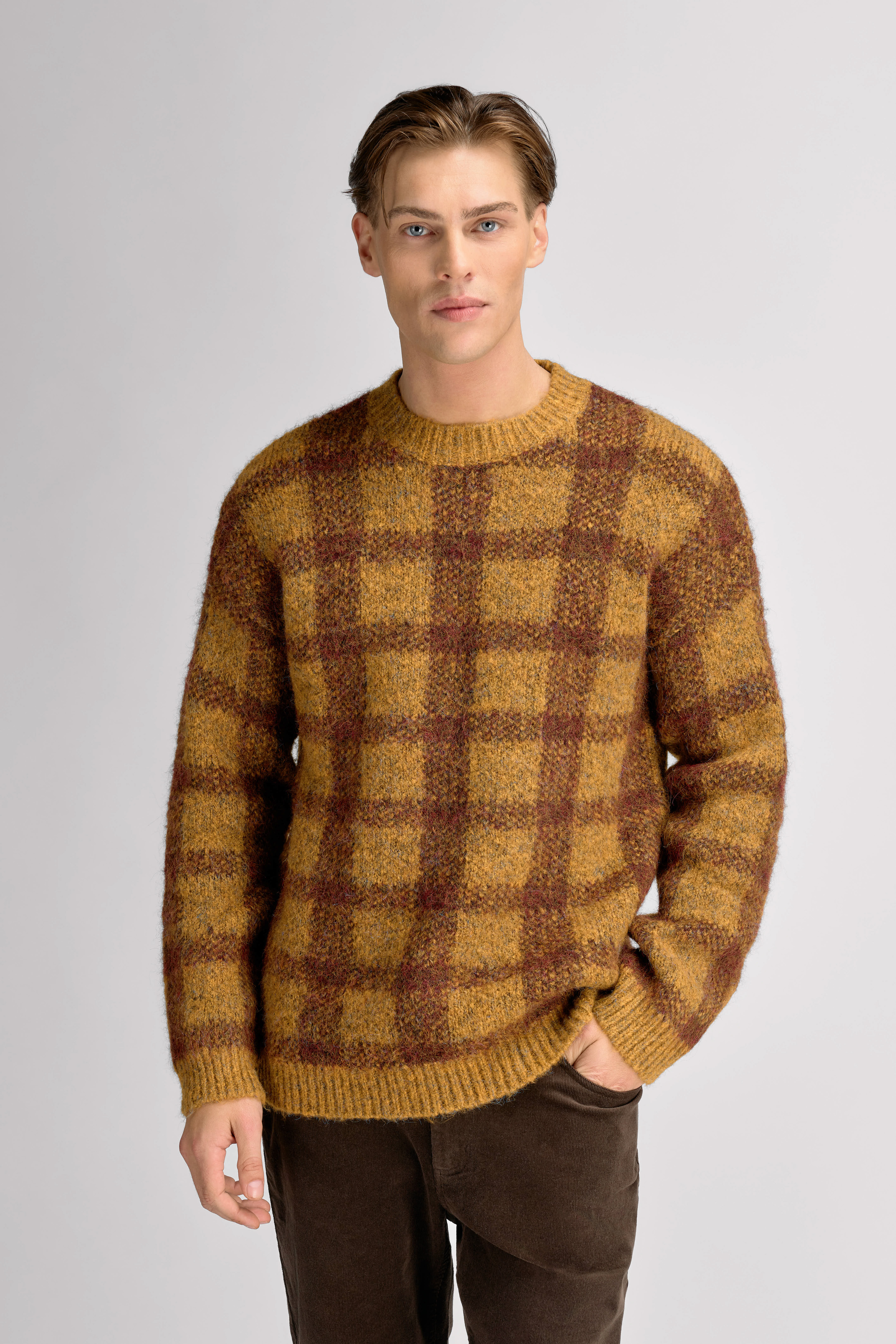 Urban Pioneers Male Belluno Sweater SWEATER HONEY AOP