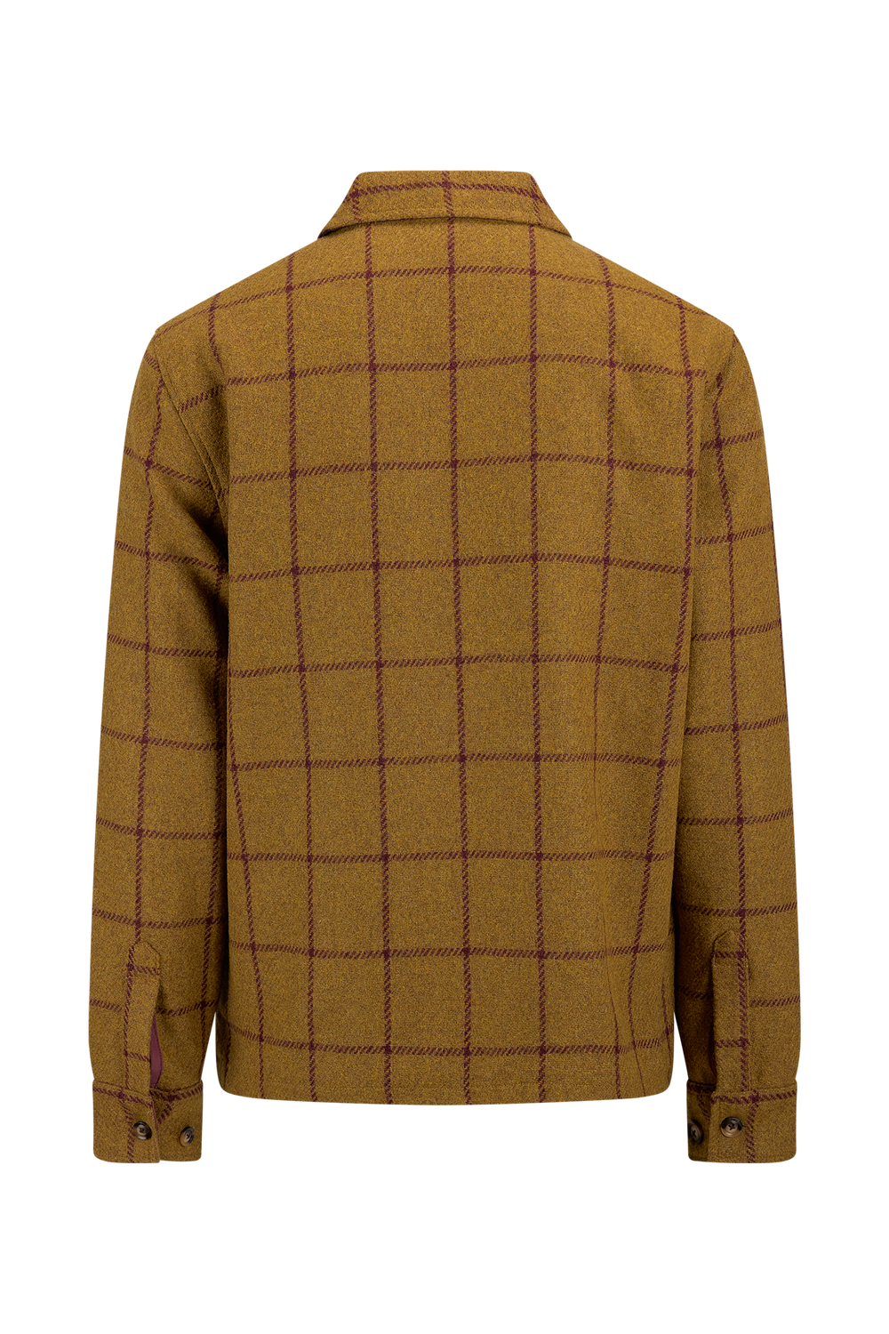 Urban Pioneers Male Benedict Padded Wool Overshirt OVERSHIRT HONEY CHECK