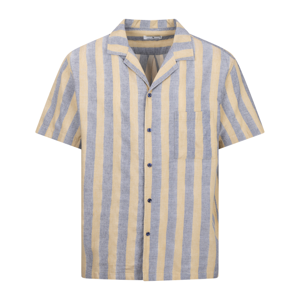 Urban Pioneers Male Bernard SS SHIRT BLUE