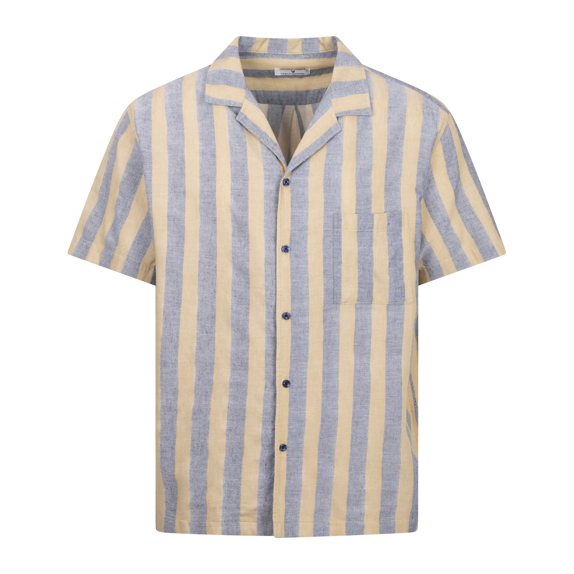 Urban Pioneers Male Bernard SS SHIRT BLUE