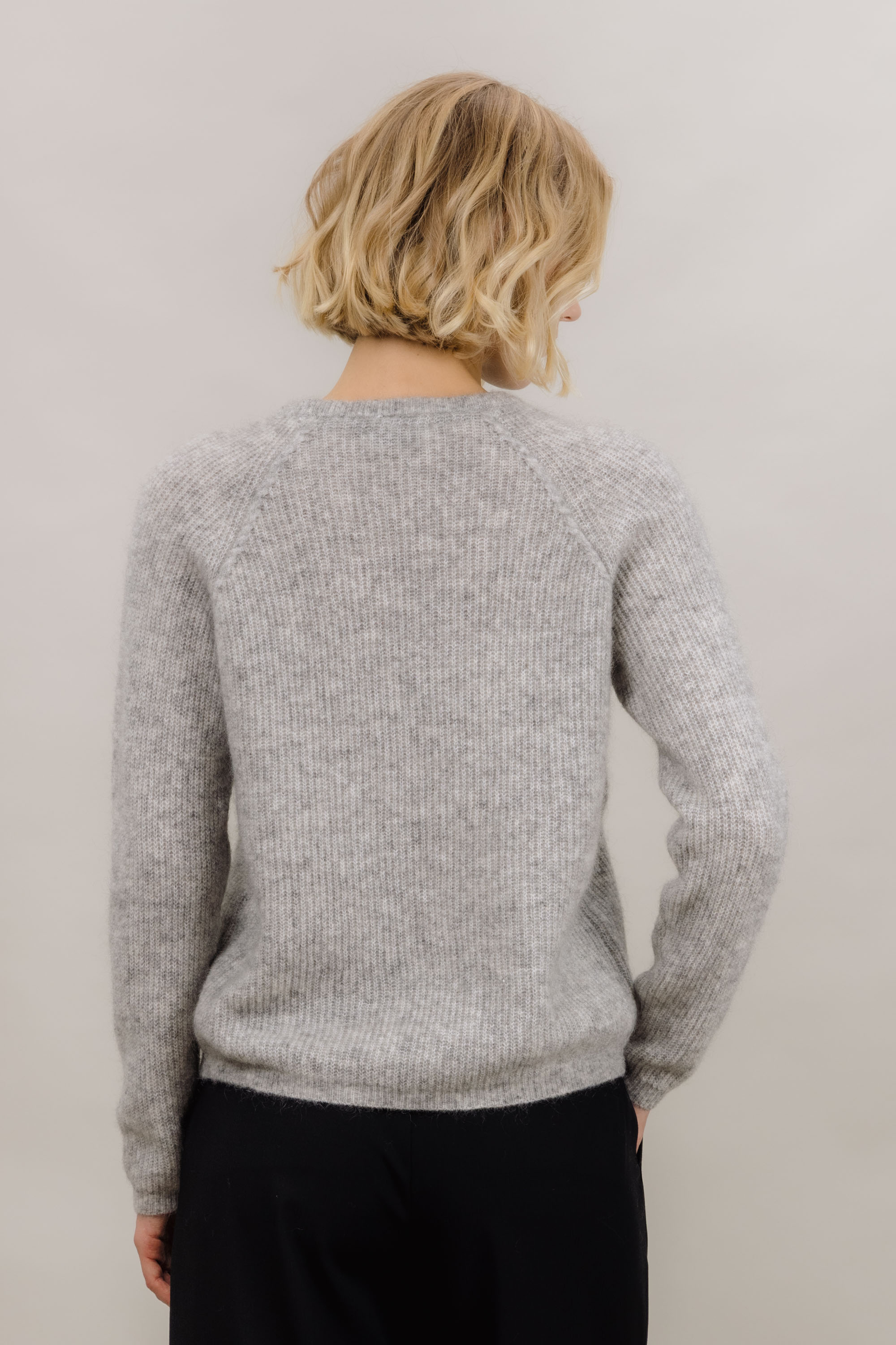 Urban Pioneers Female Betzy Sweater SWEATER LIGHT GREY MELANGE