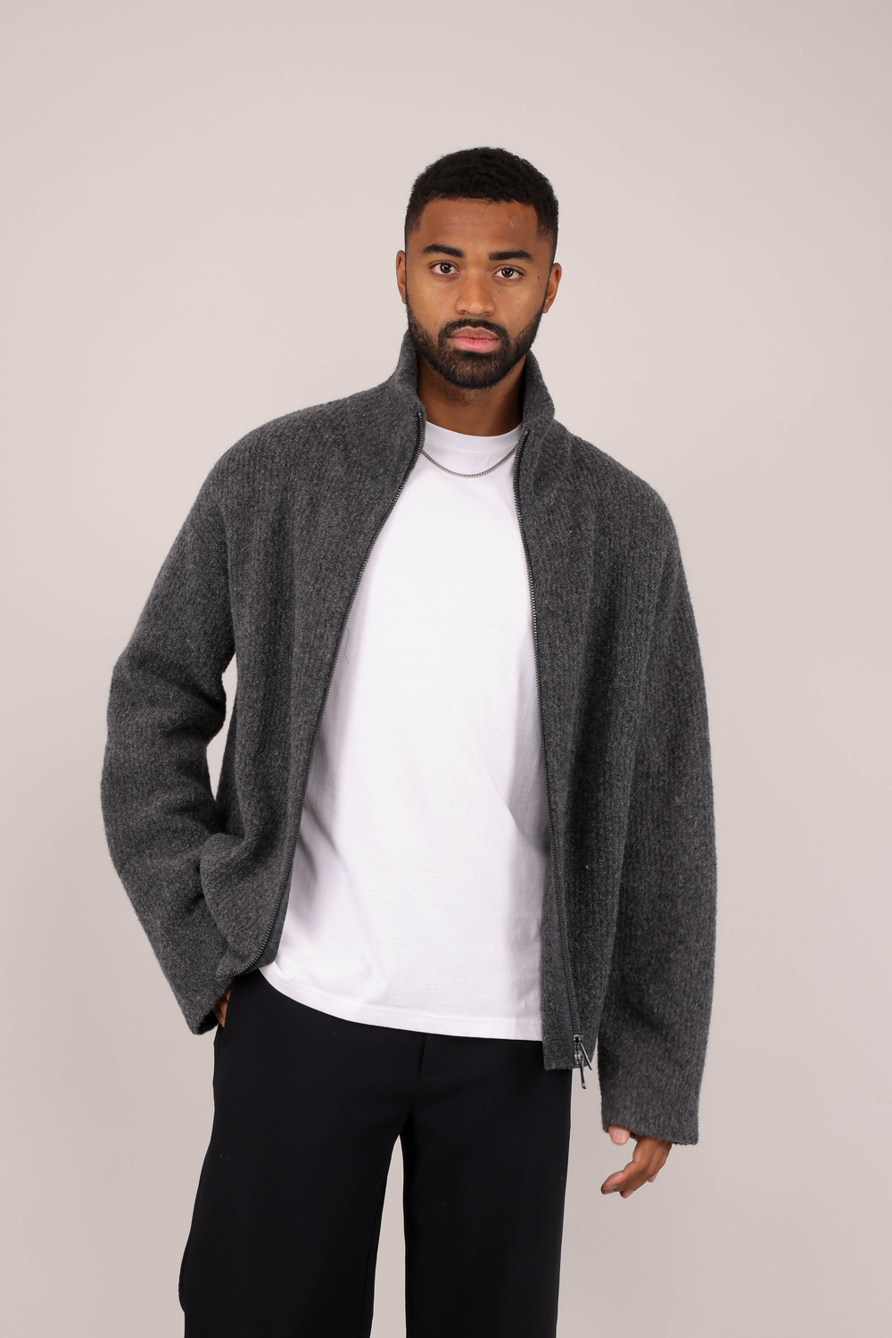 Urban Pioneers Male Birki Cardigan CARDIGAN CHARCOAL