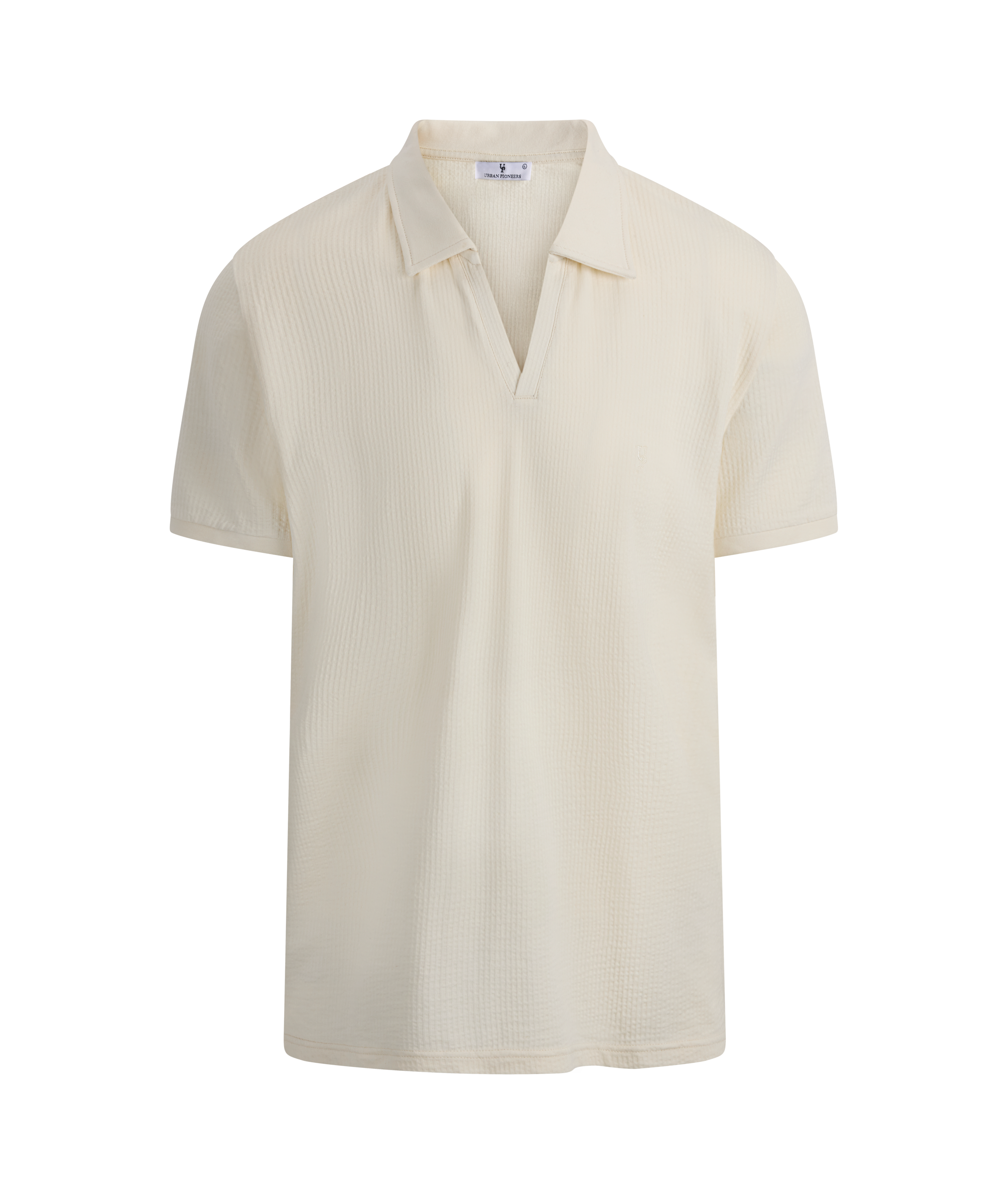 Urban Pioneers Male Bjorn Pique PIQUE CREAM