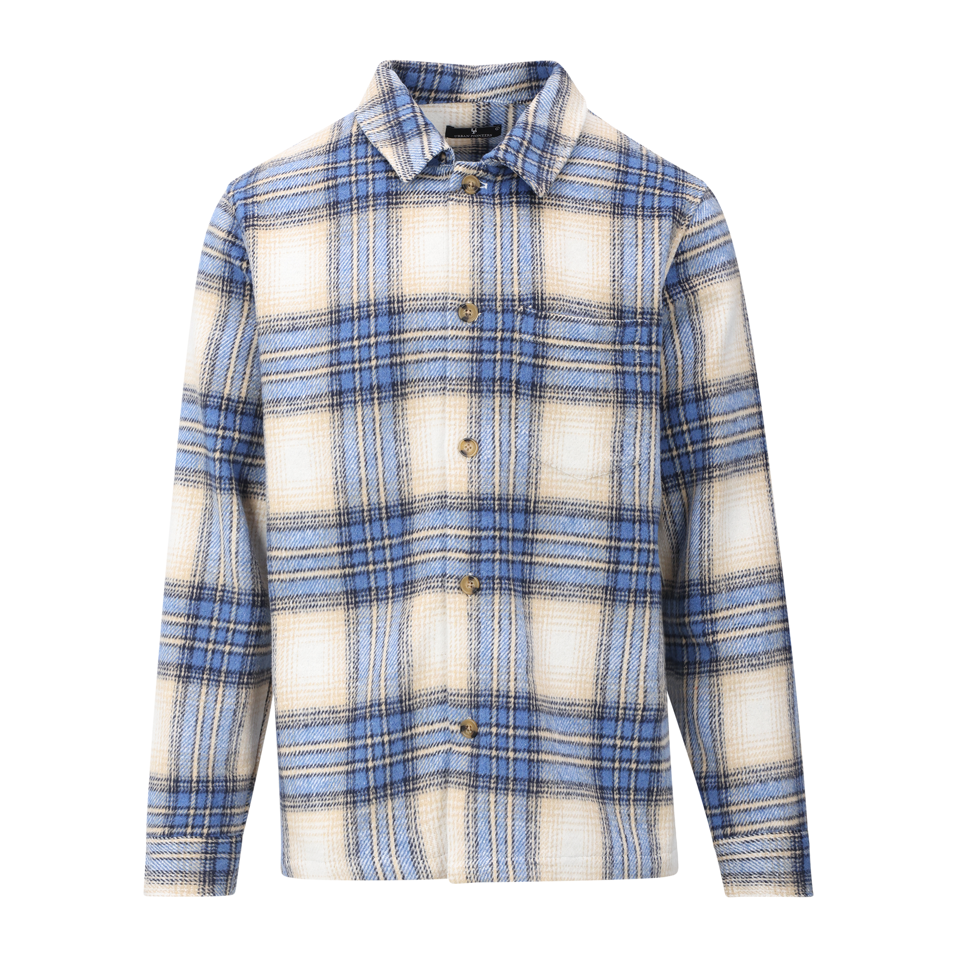 Urban Pioneers Male Bluestone Shirt SHIRT BLUE CHECK