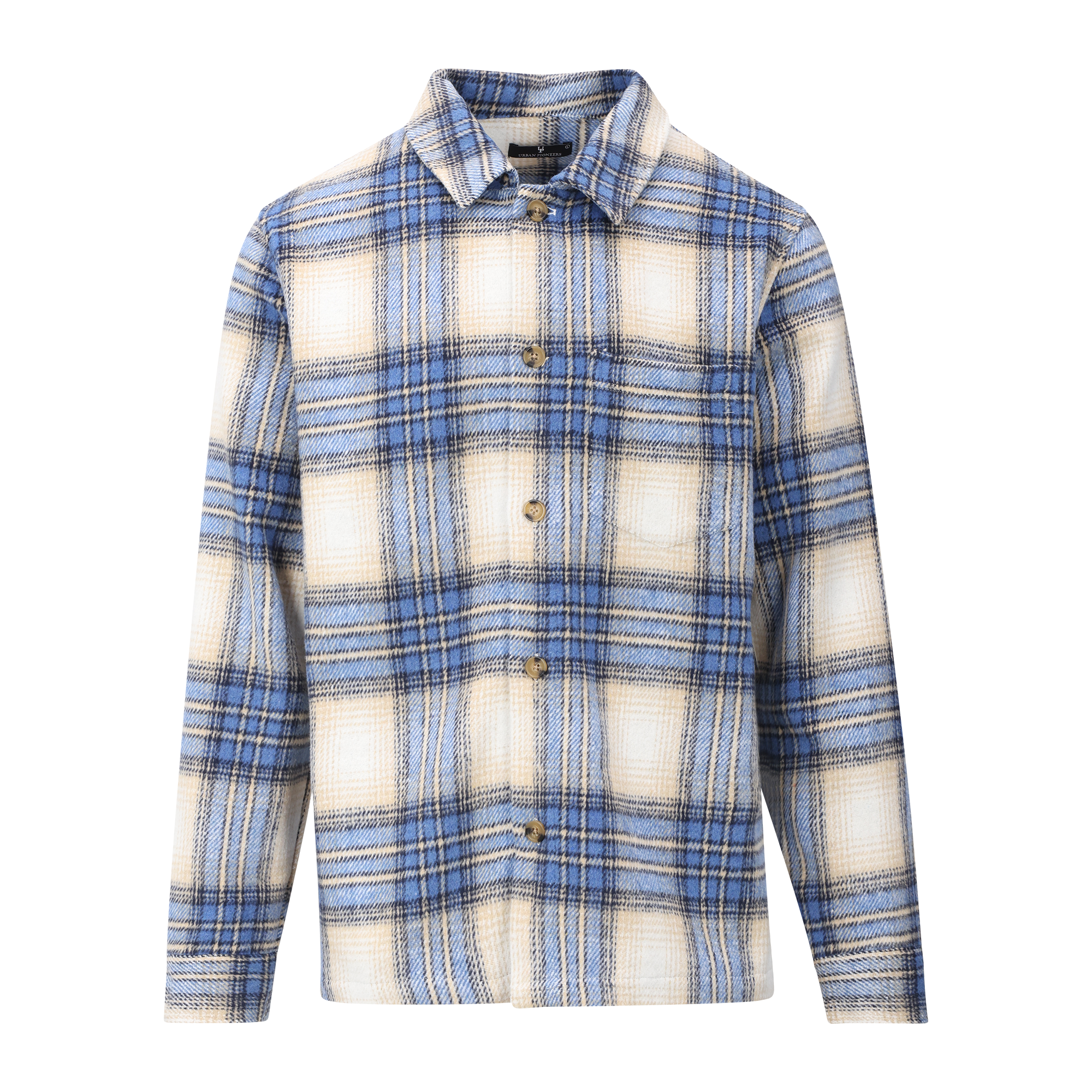 Urban Pioneers Male Bluestone Shirt SHIRT BLUE CHECK