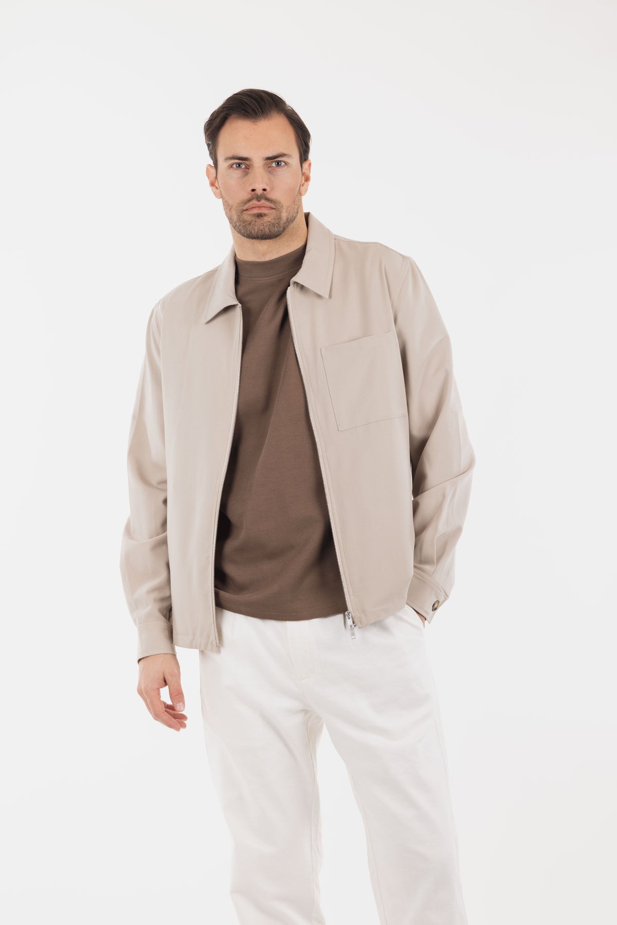 Urban Pioneers Male Boz Overshirt SHIRT KHAKI