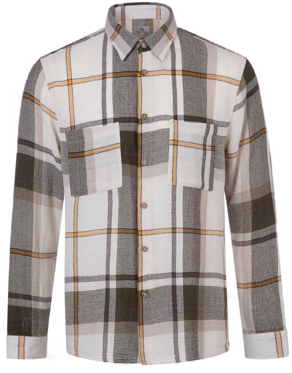 Urban Pioneers Male Brenton Shirt SHIRT OLIVE CHECK