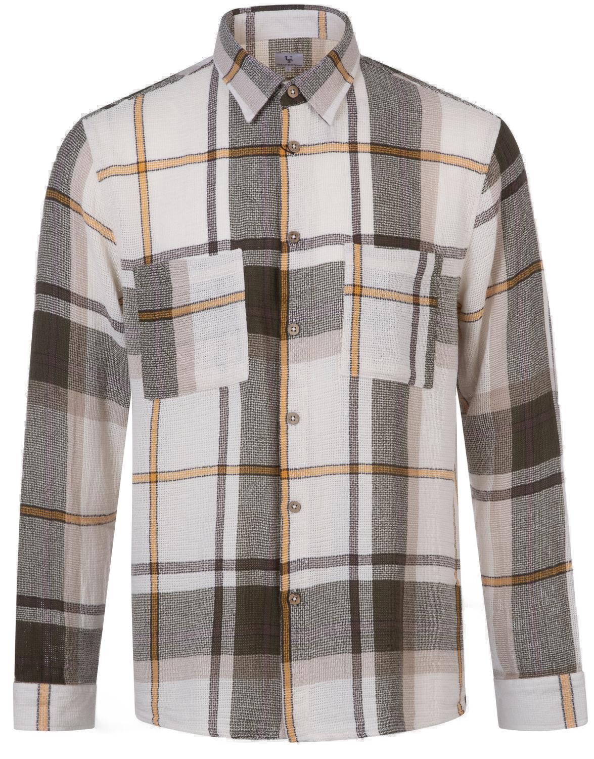 Urban Pioneers Male Brenton Shirt SHIRT OLIVE CHECK