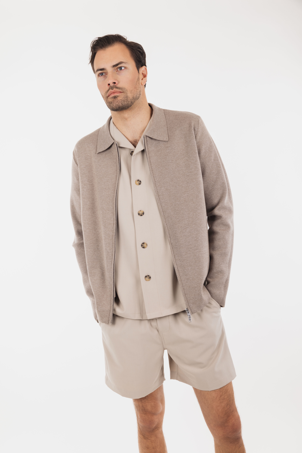 Urban Pioneers Male Brian Cardigan CARDIGAN SAND