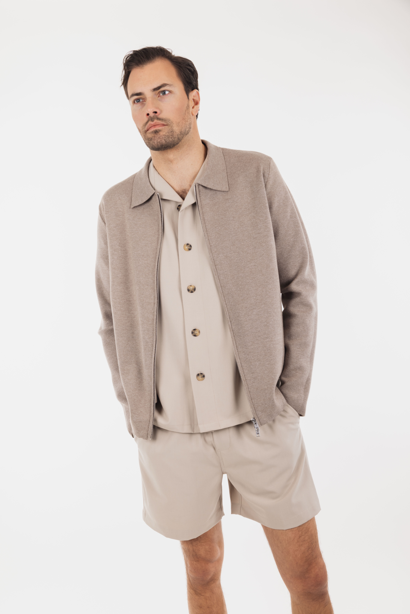 Urban Pioneers Male Brian Cardigan CARDIGAN SAND
