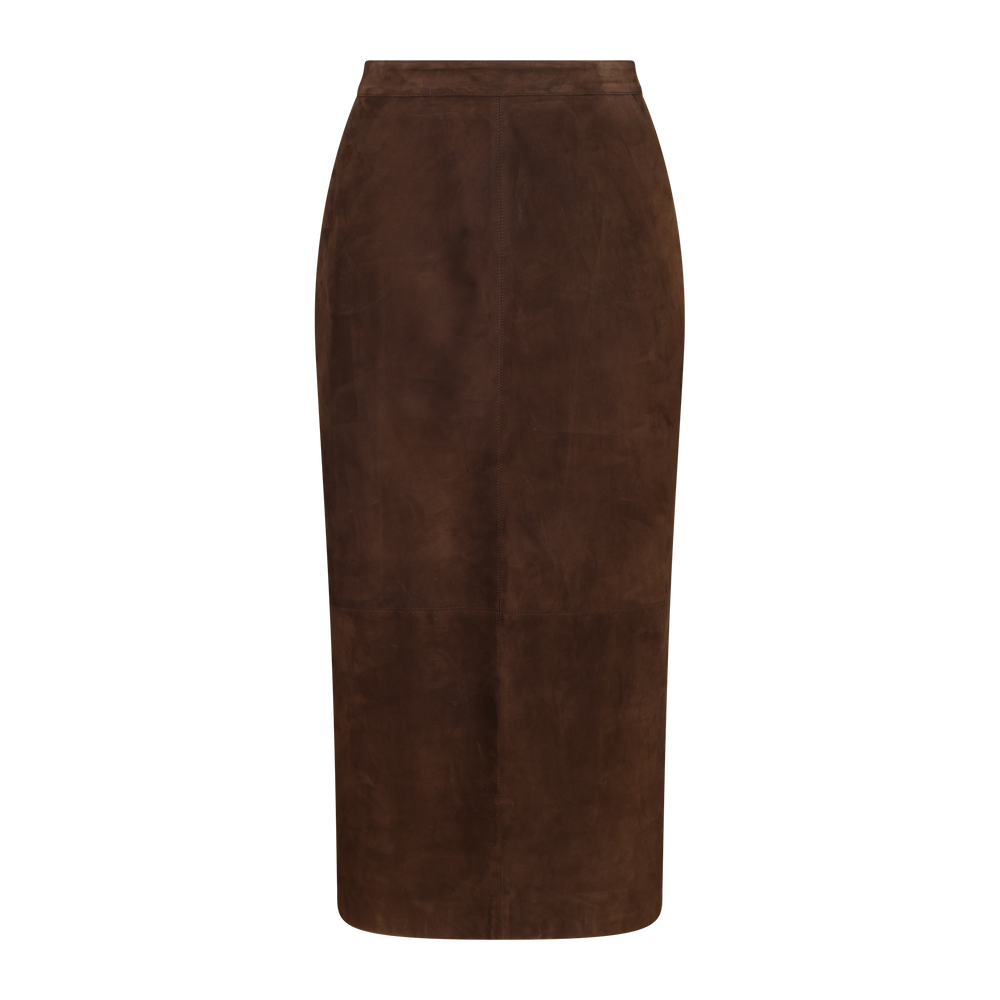 Urban Pioneers Female Brianna Suede SKIRT CHOCOLATE BROWN