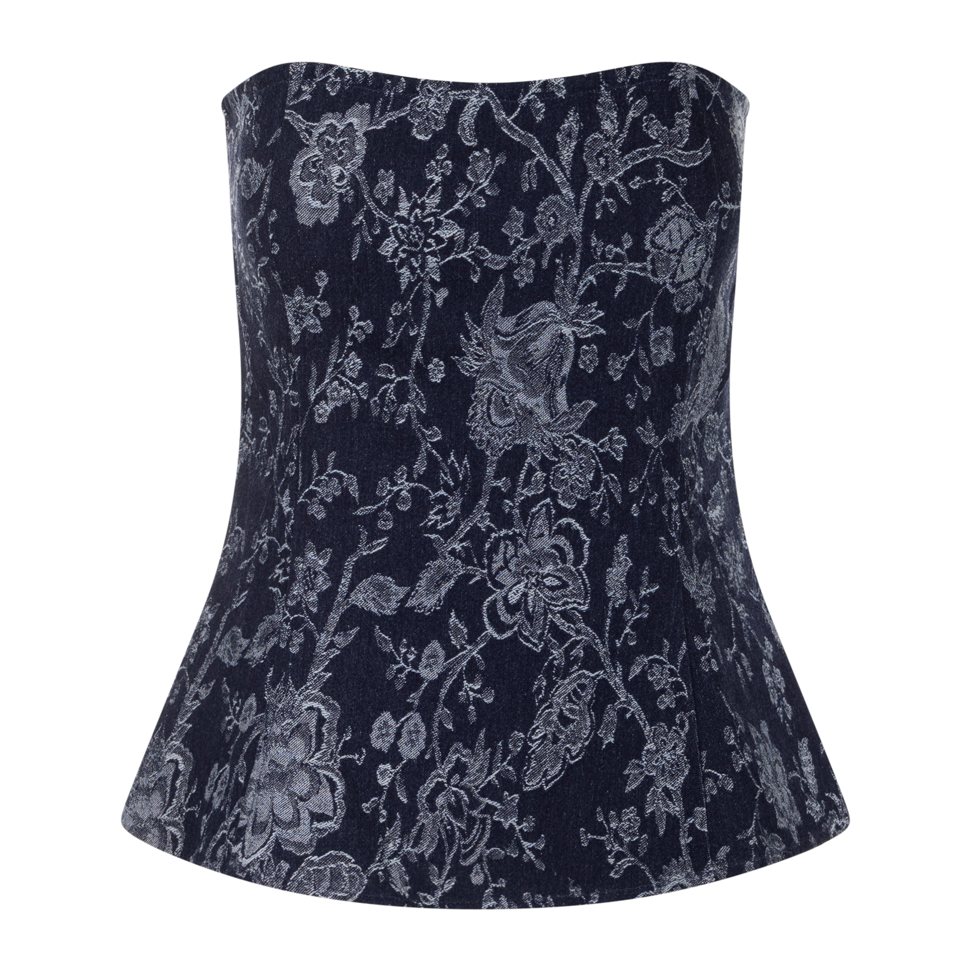 Urban Pioneers Female Brielle Corset TOP DENIM