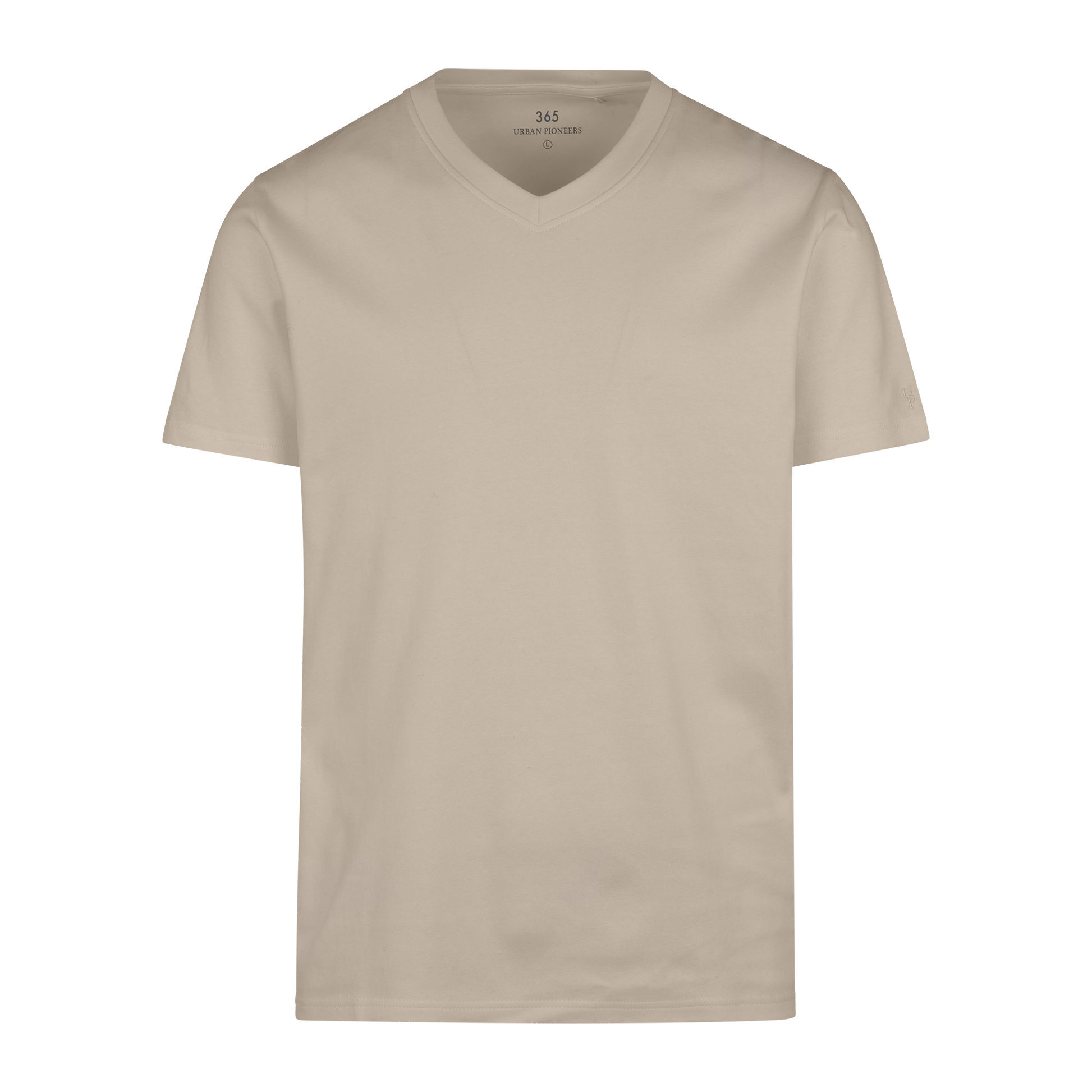 Urban Pioneers Male Bruno V-neck Tee T-SHIRT LIGHT SAND