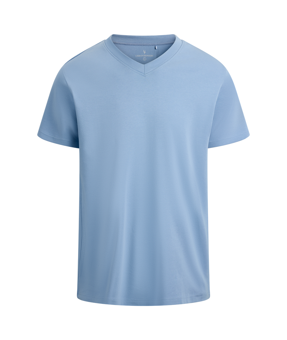 Urban Pioneers Male Bruno V-neck Tee T-SHIRT FOREVER BLUE