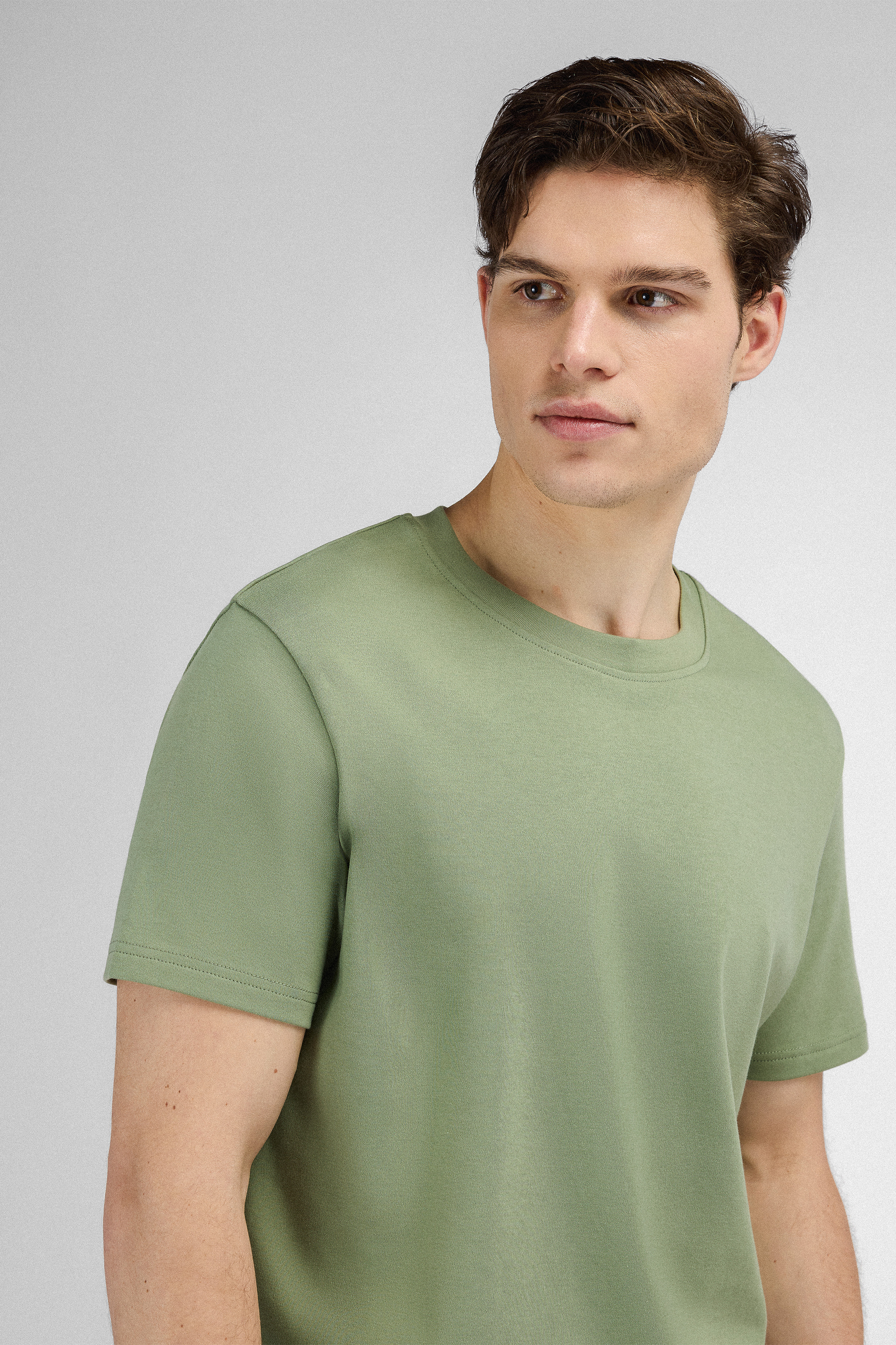 Urban Pioneers Male Bruno r-neck T-SHIRT HEDGE GREEN
