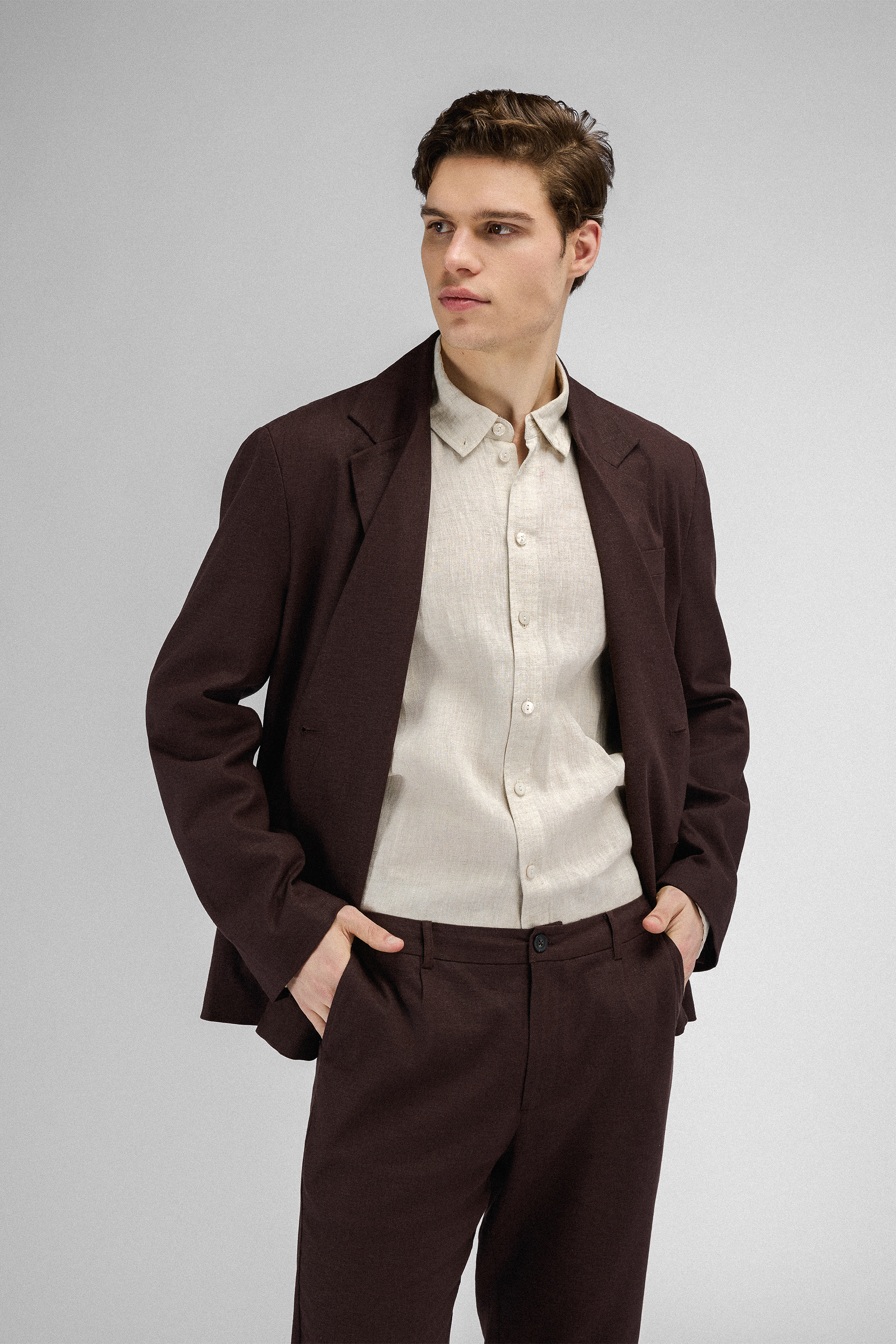 Urban Pioneers Male Bryan Blazer BLAZER BLACK COFFEE