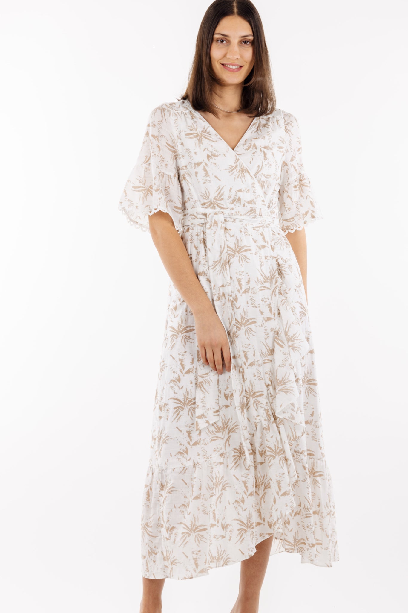 Urban Pioneers Female Cady Dress DRESS SAND AOP