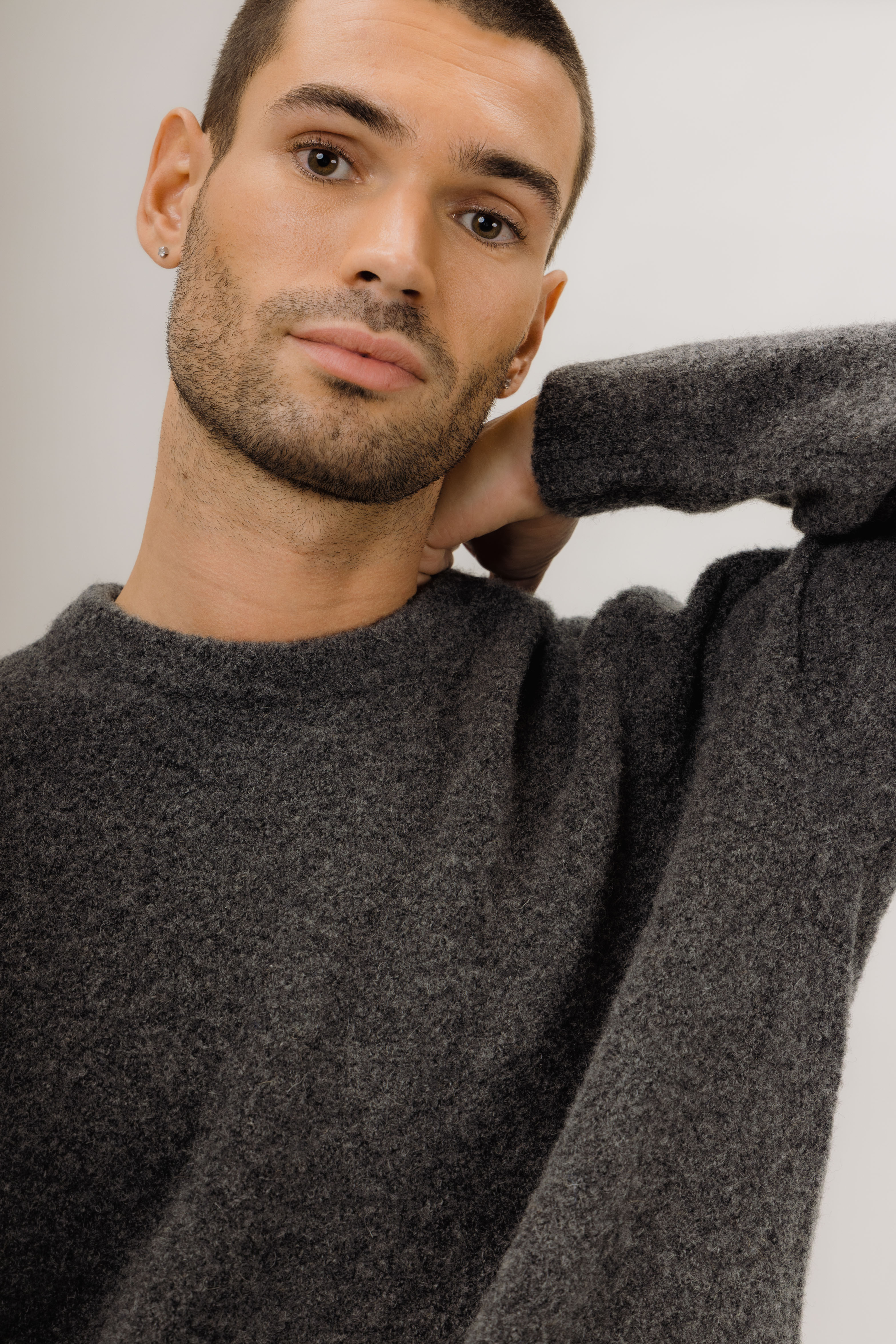 Urban Pioneers Male Callum Sweater SWEATER CHARCOAL