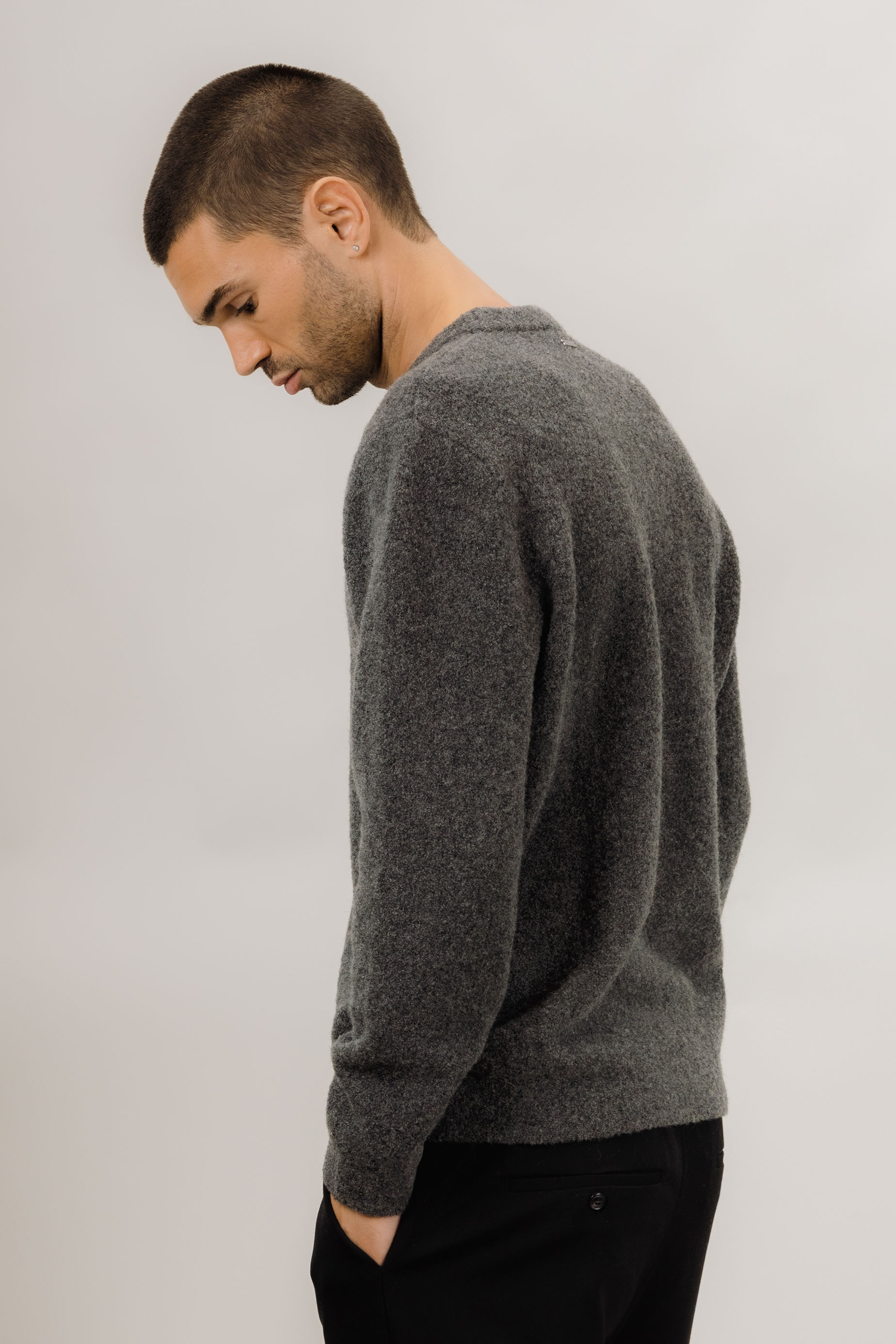 Urban Pioneers Male Callum Sweater SWEATER CHARCOAL