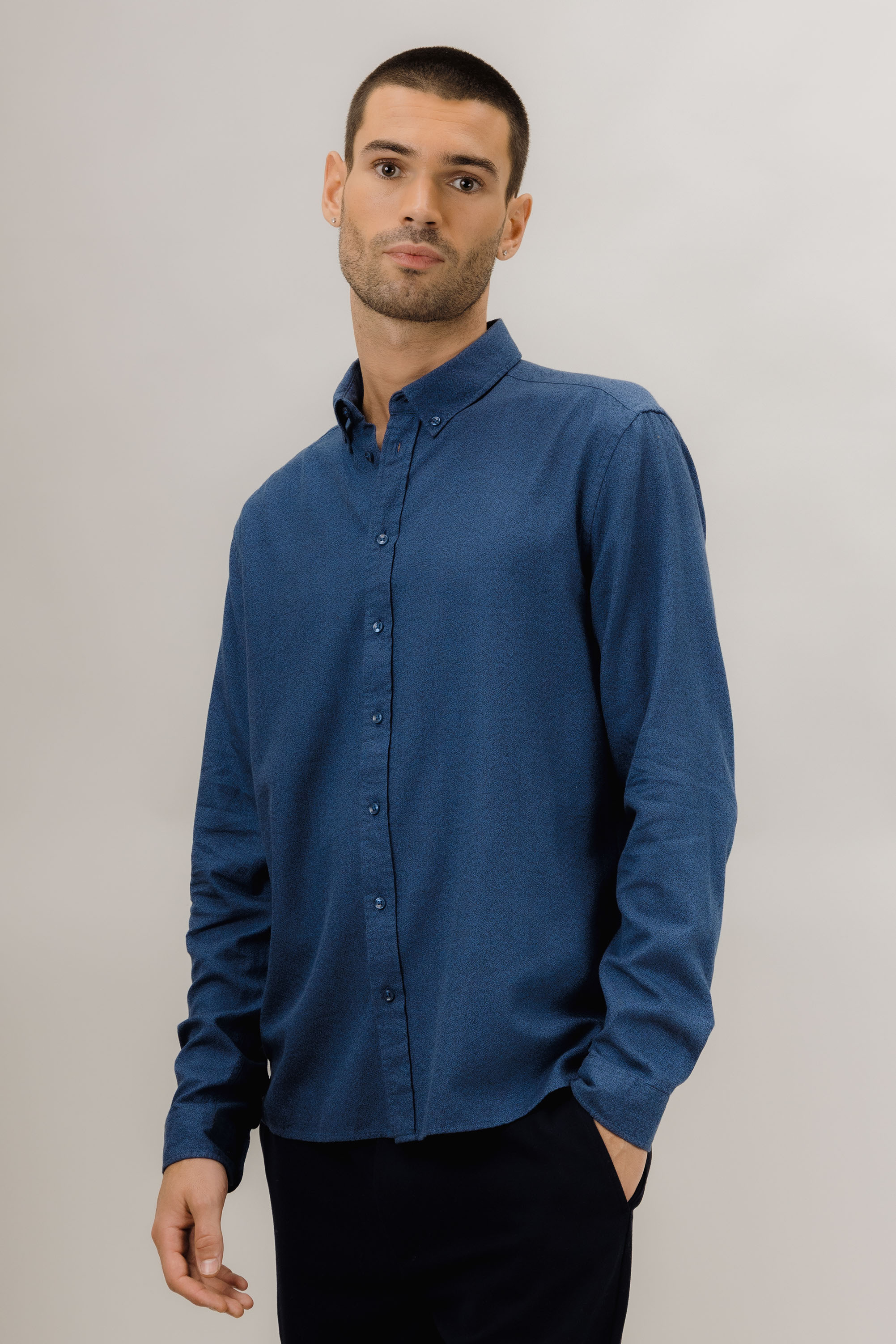 Urban Pioneers Male Canton Shirt SHIRT DARK NAVY