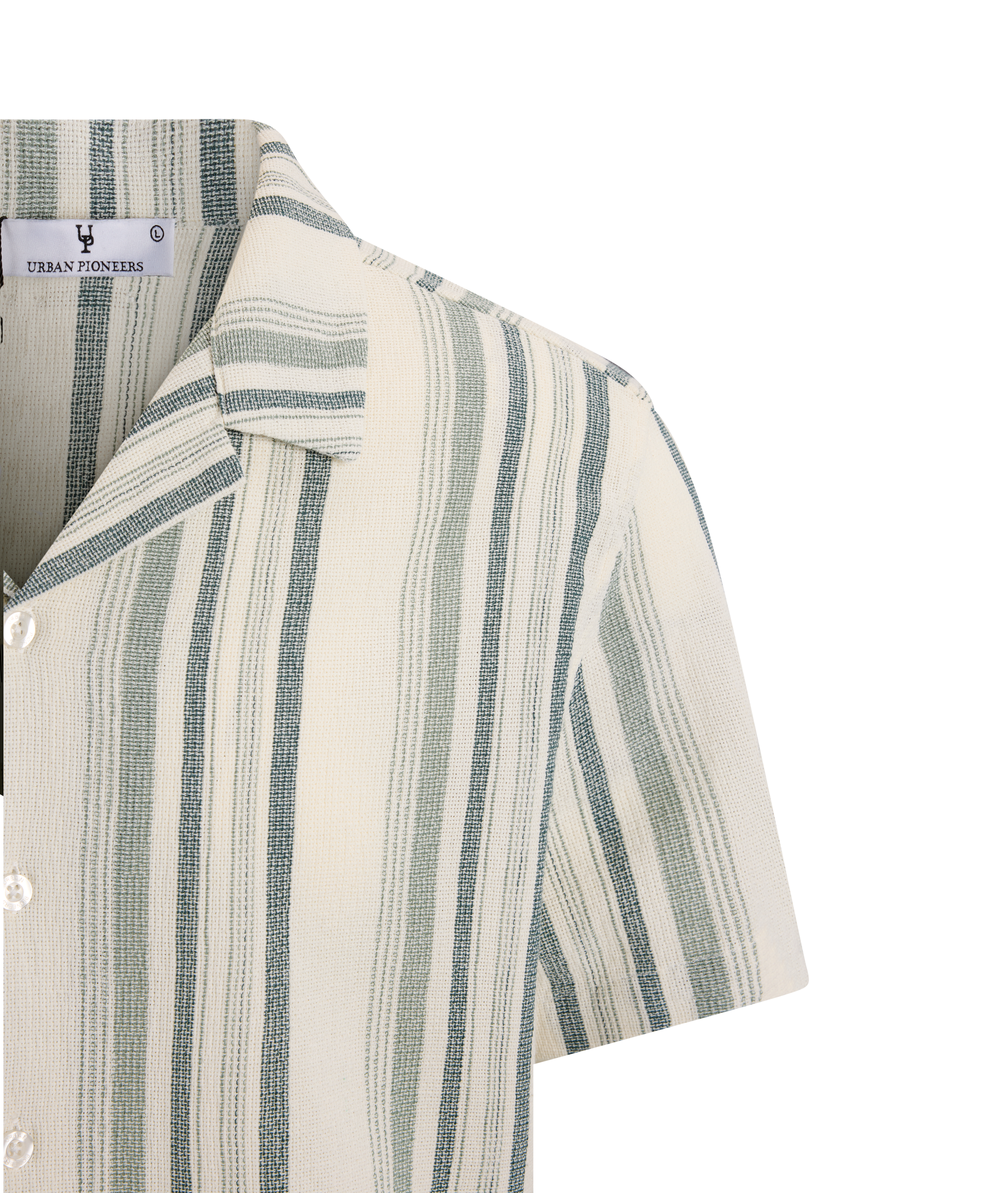 Urban Pioneers Male Carmelo SS Shirt SS SHIRT GREEN MULTI