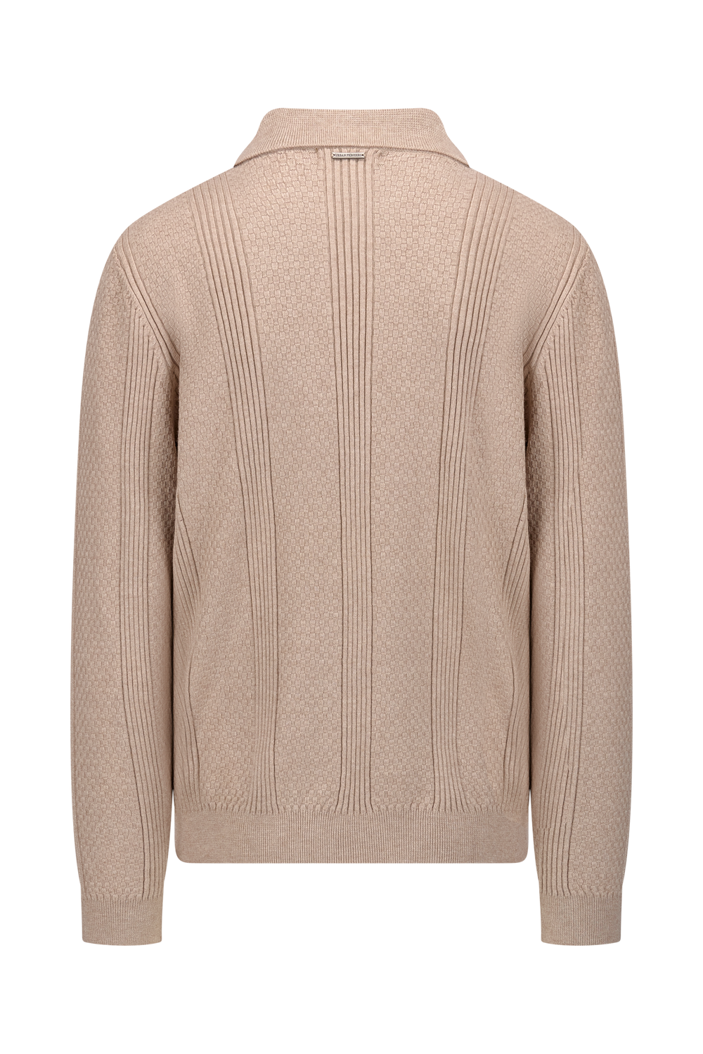 Urban Pioneers Male Casper Half-Zip SWEATER LIGHT SAND