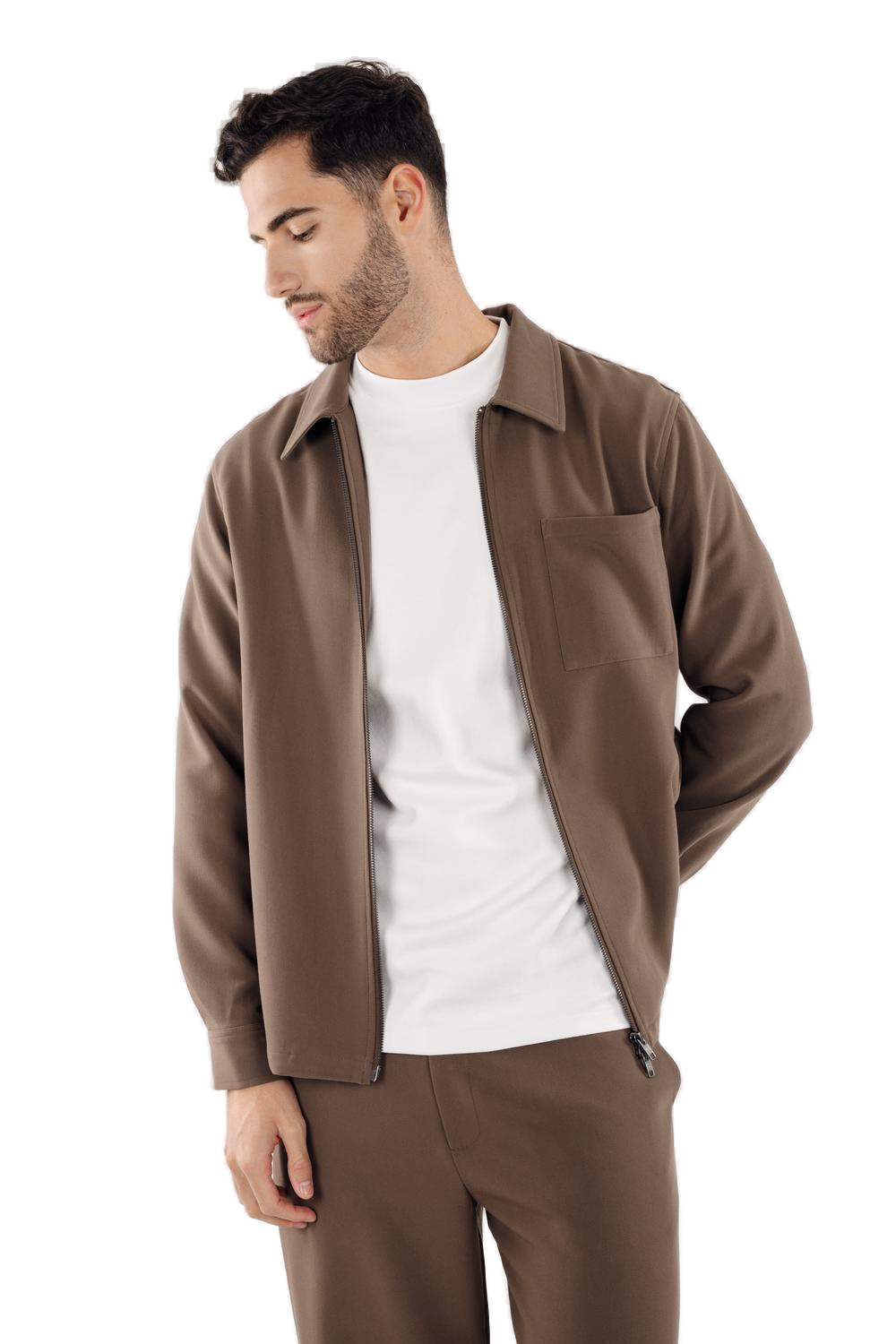 Urban Pioneers Male Cassedy Overshirt SHIRT BROWN