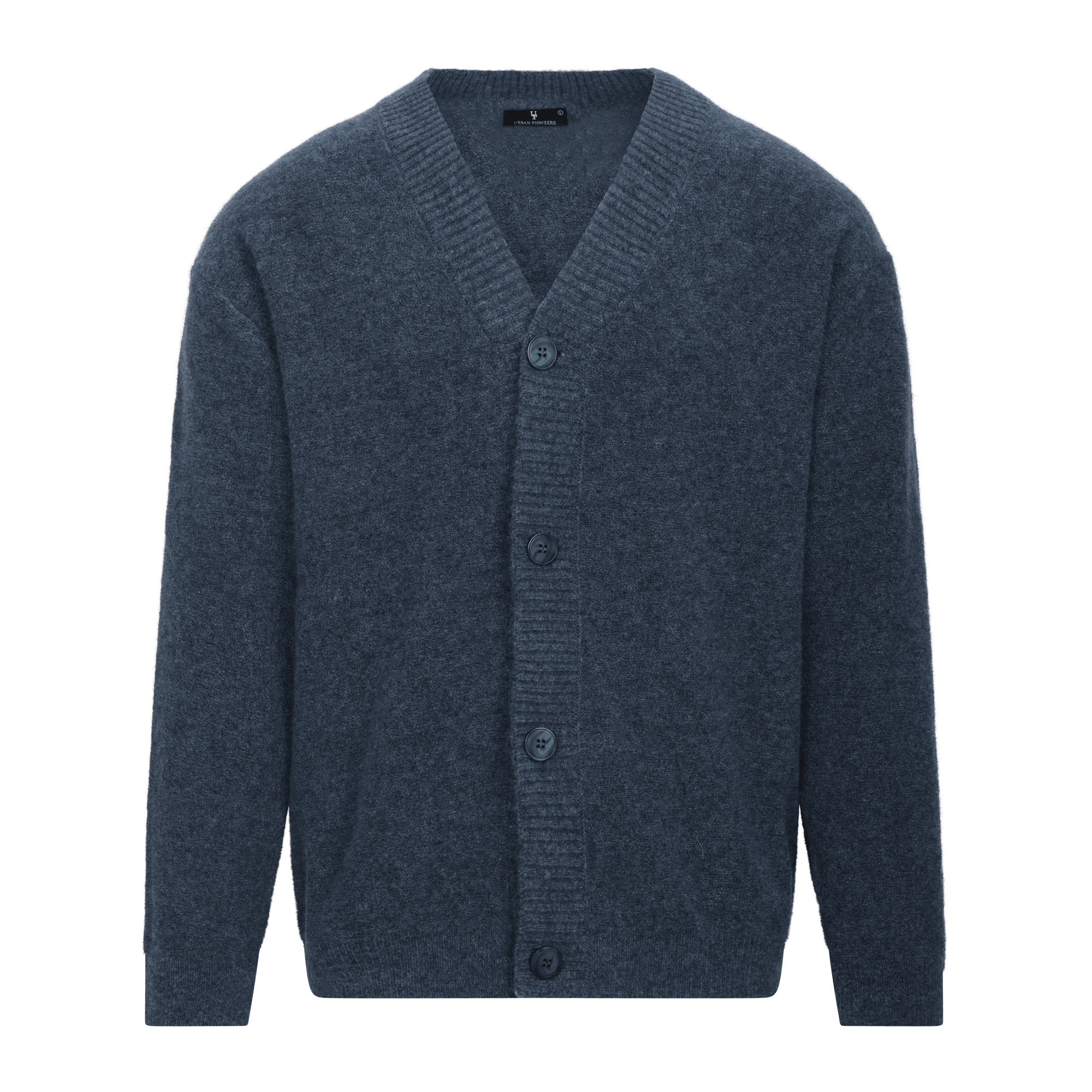 Urban Pioneers Male Cedric Cardigan CARDIGAN MALLARD BLUE