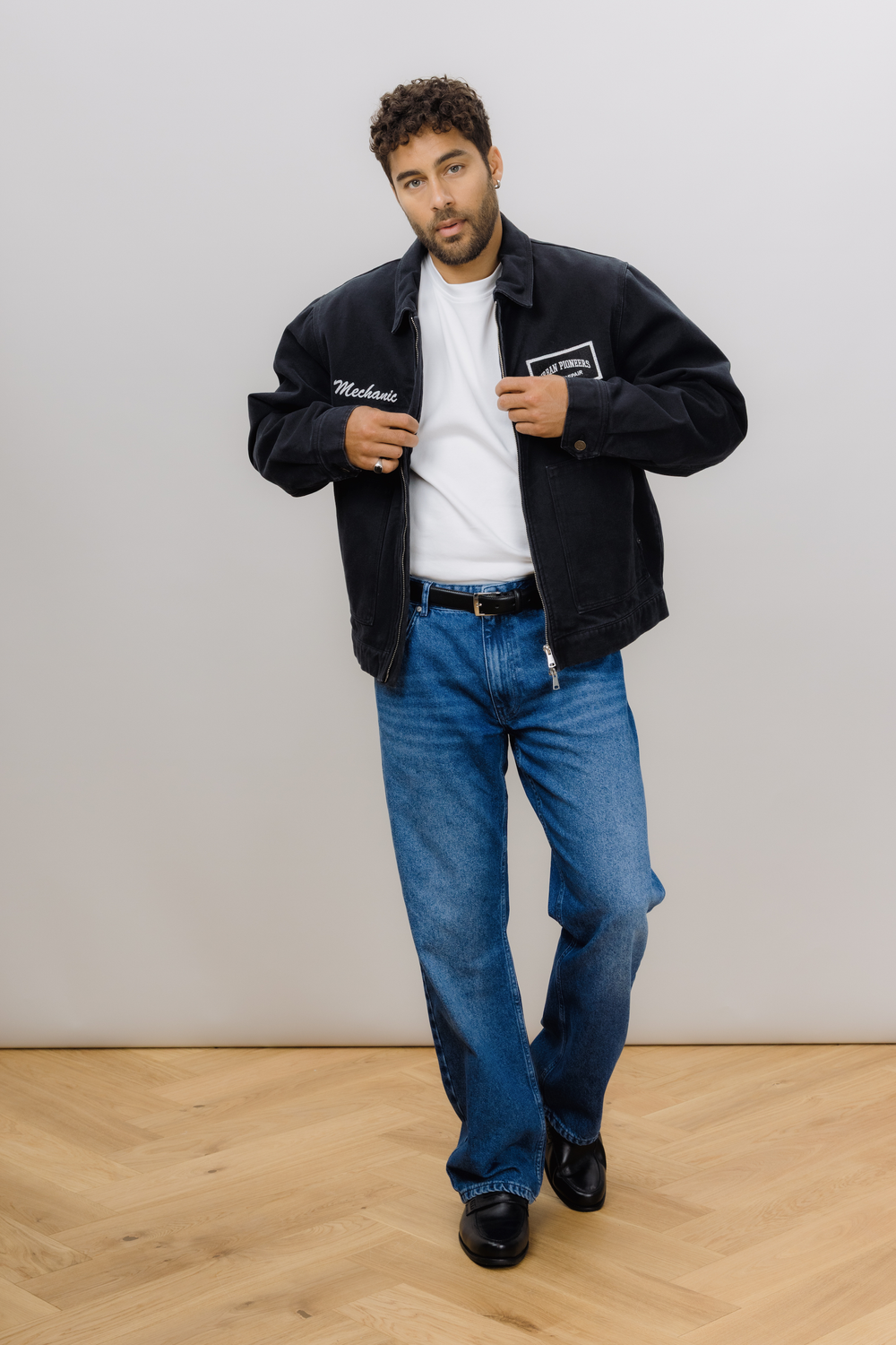 Urban Pioneers Male Chance Denim Pants JEANS MID BLUE