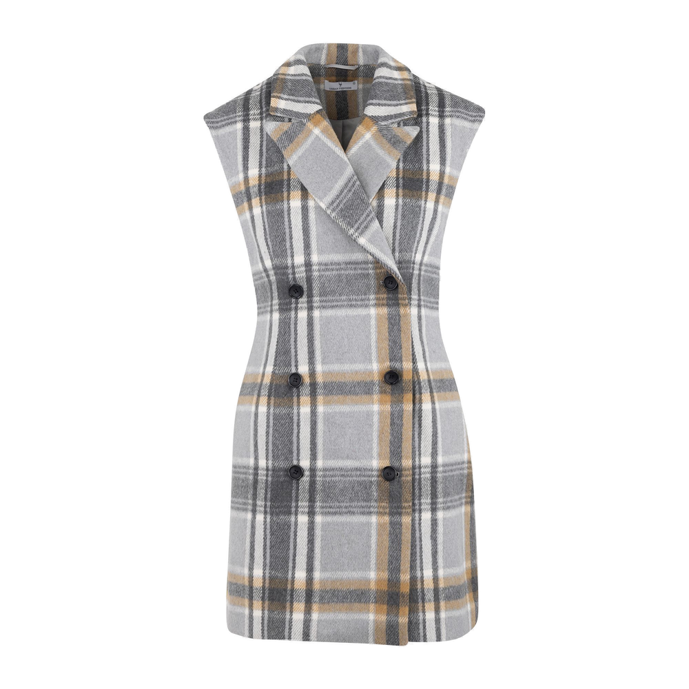 Urban Pioneers Female Chantal Vest VEST GREY CHECK