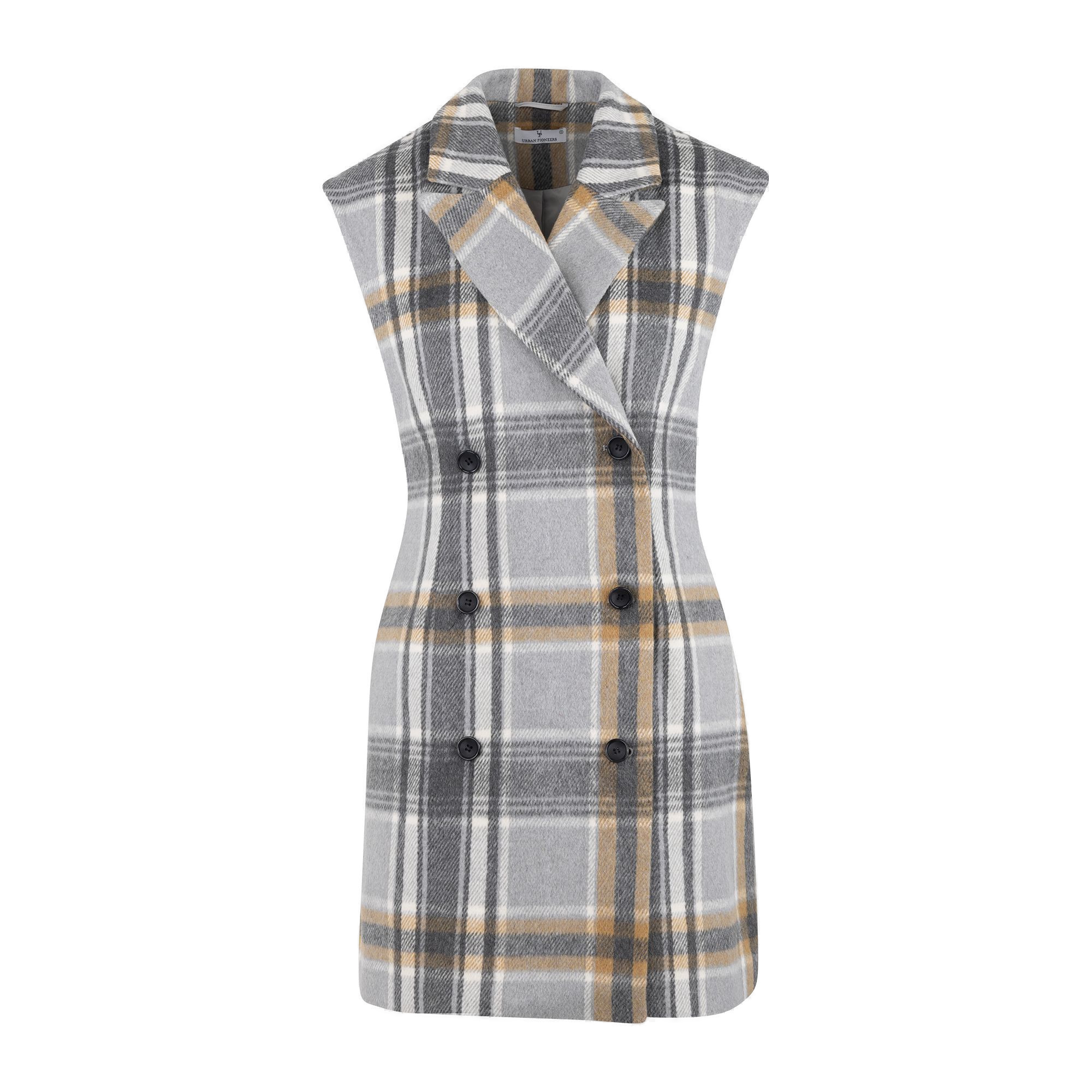 Urban Pioneers Female Chantal Vest VEST GREY CHECK