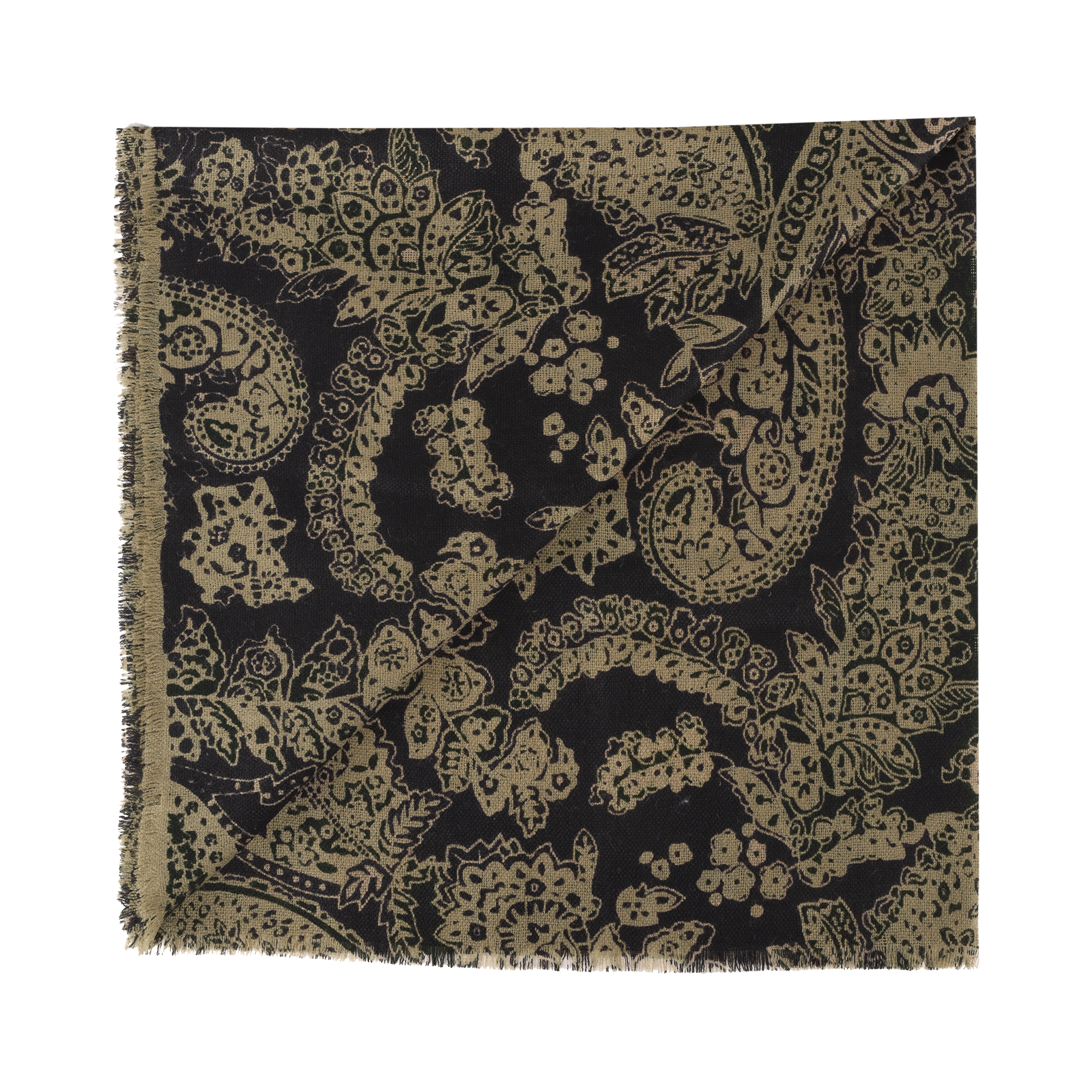 Urban Pioneers Male Charles Scarf SCARF BLACK PAISLEY
