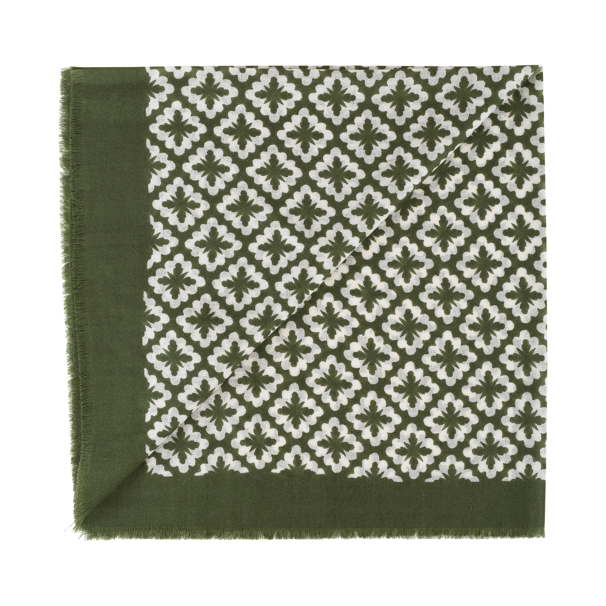 Urban Pioneers Male Charles Scarf SCARF OLIVE FLOWER