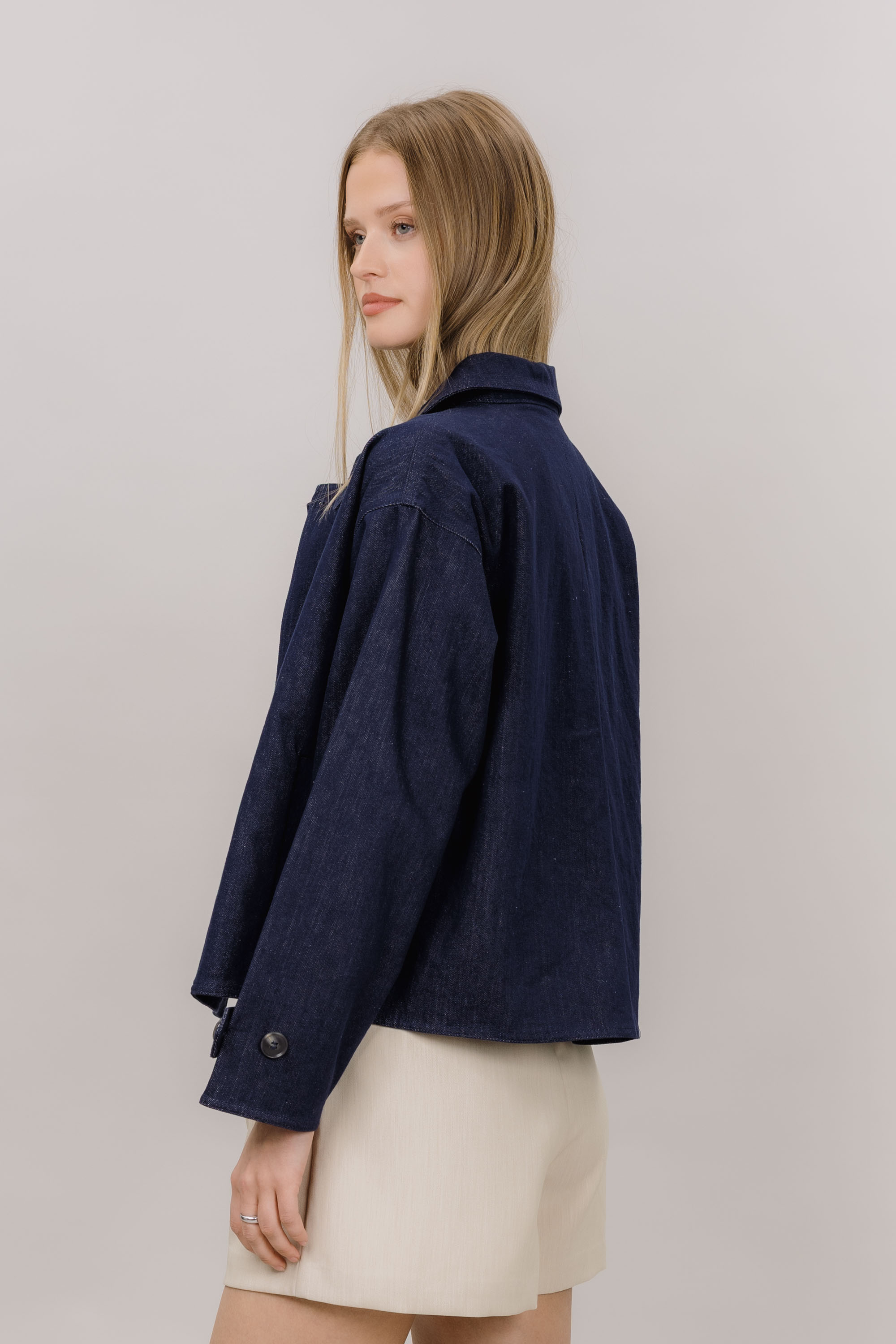 Urban Pioneers Female Cicely Trenchcoat COAT DARK NAVY DENIM