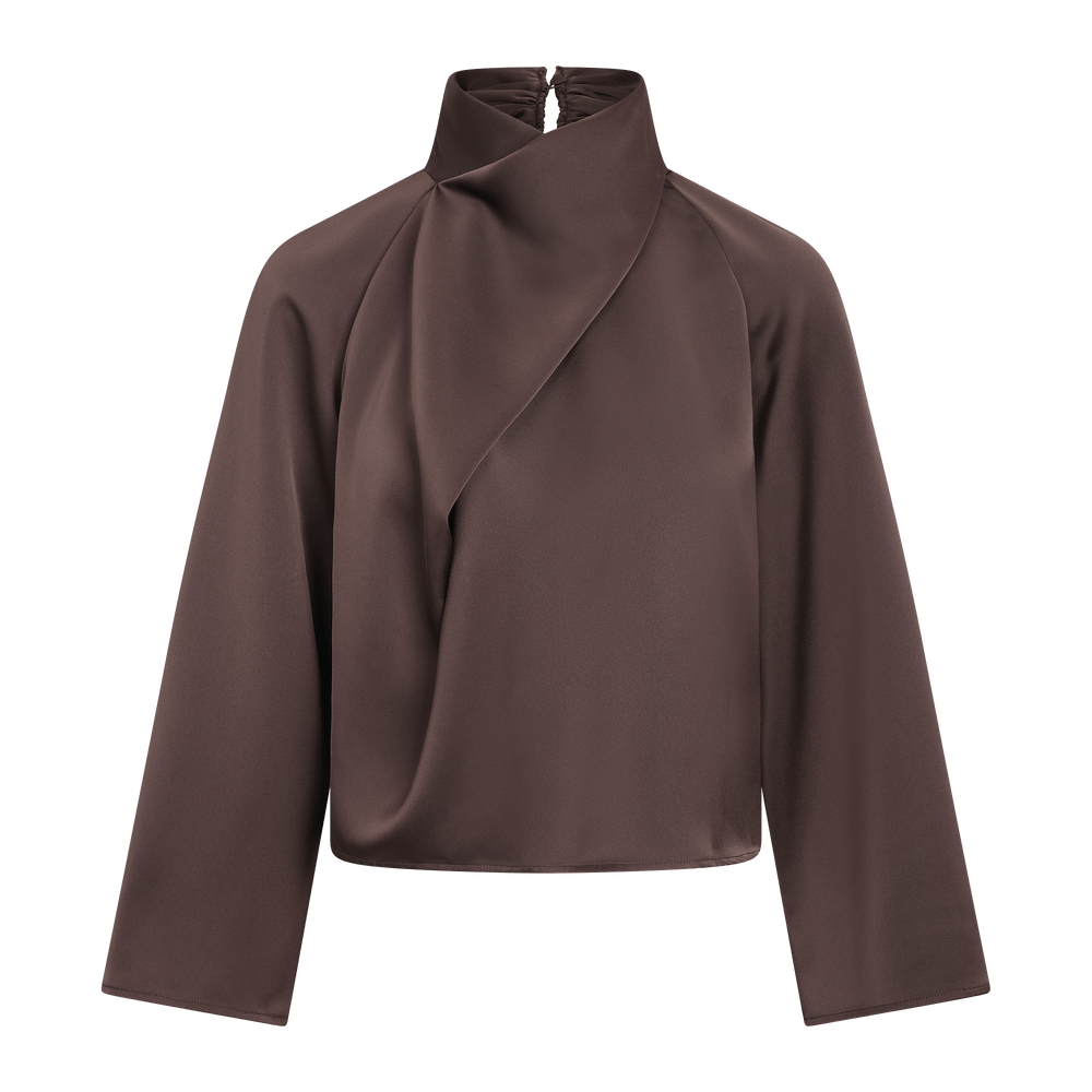 Urban Pioneers Female Cira Blouse BLOUSE BLACK COFFEE