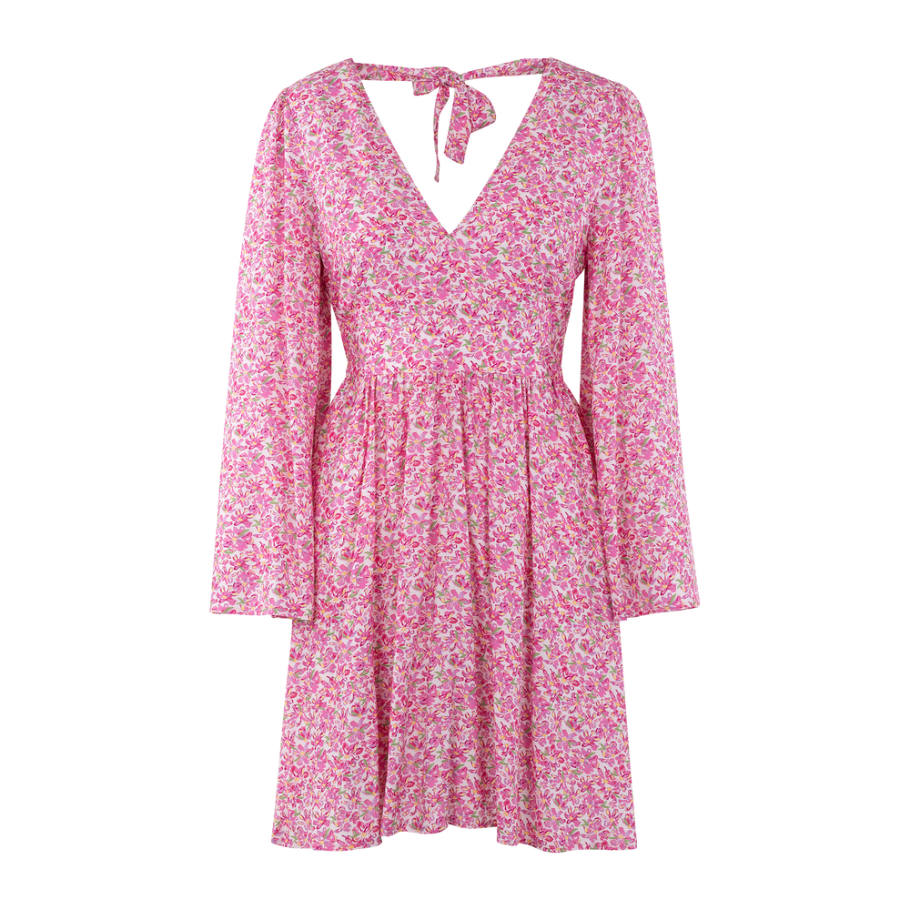 Urban Pioneers Female Claudia Dress DRESS PINK AOP