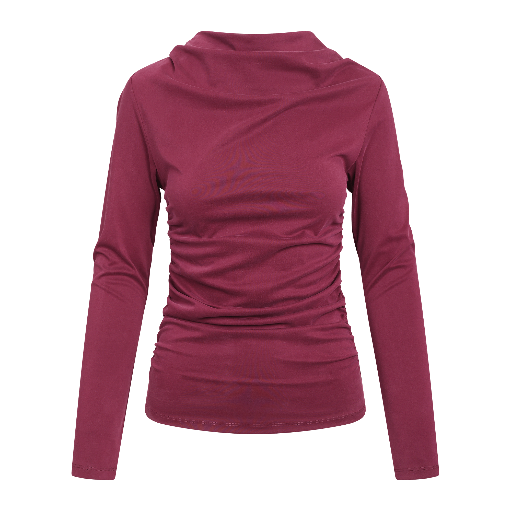 Urban Pioneers Female Clio LS Top TOP BURGUNDY