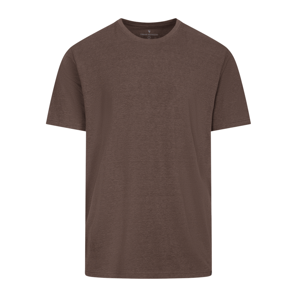 Urban Pioneers Male Cobi Tee T-SHIRT DARK BROWN