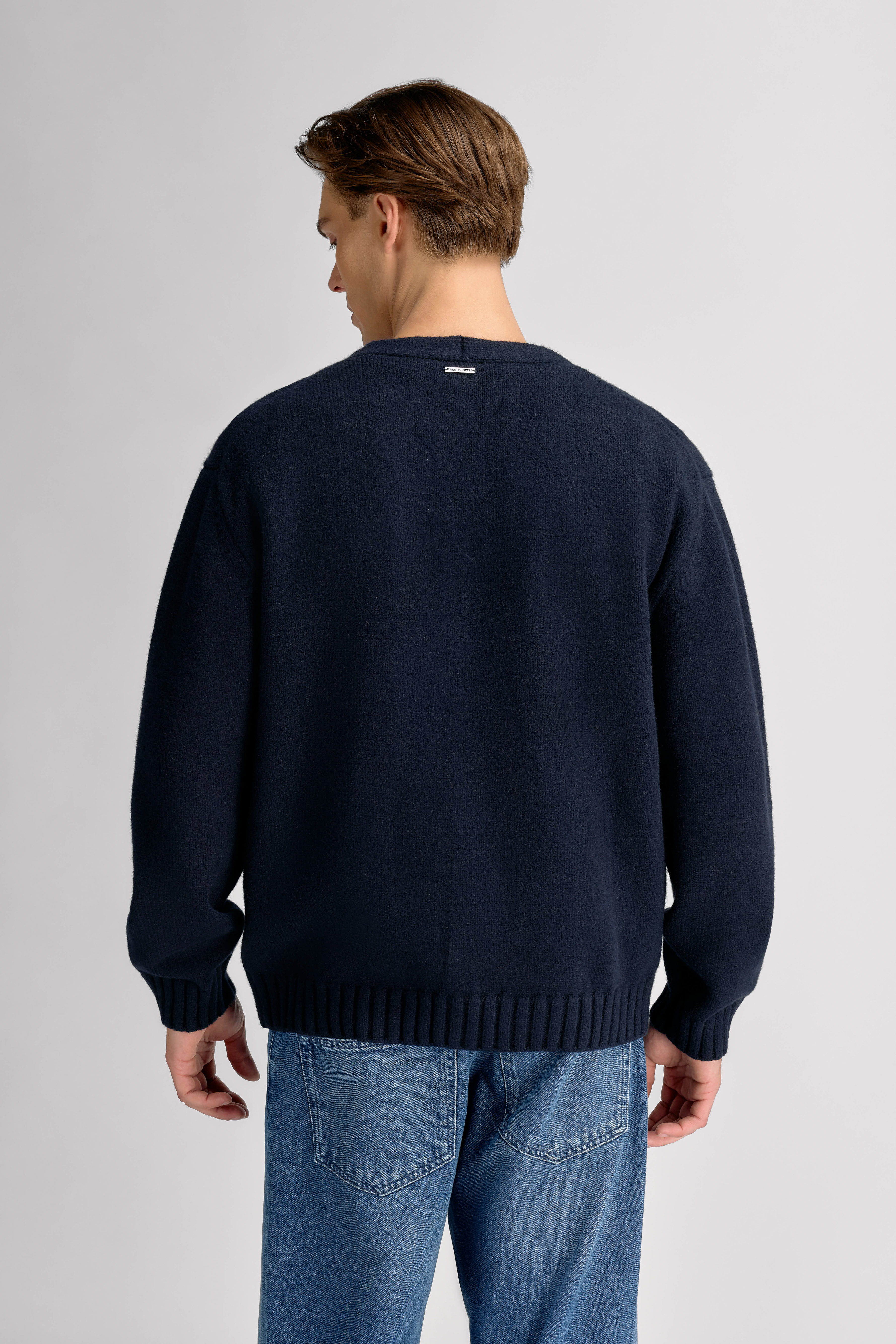 Urban Pioneers Male Conrad Cardigan CARDIGAN DARK NAVY