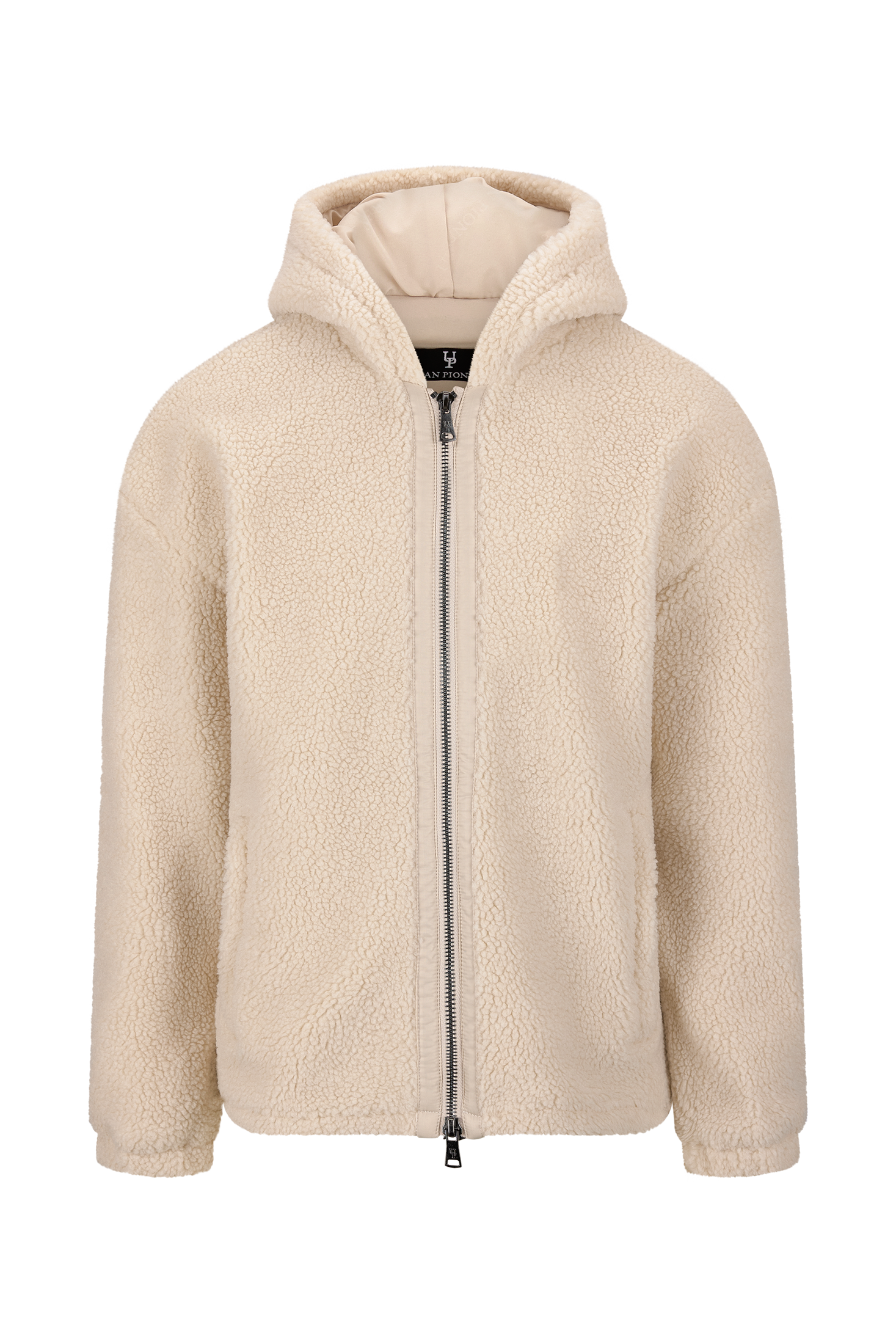 Urban Pioneers Male Corbin Fleece Zip Hoodie JACKET LIGHT SAND
