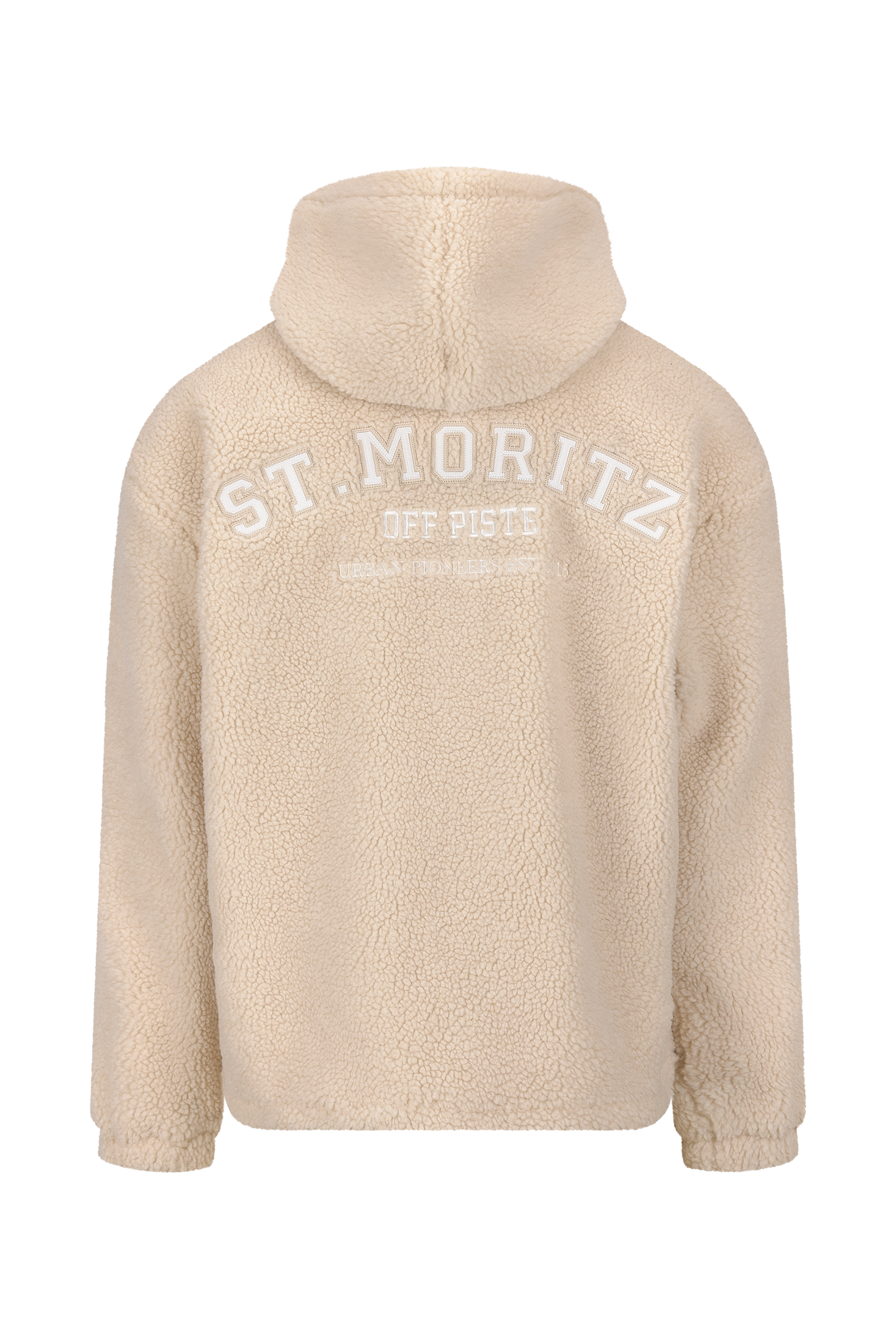 Urban Pioneers Male Corbin Fleece Zip Hoodie JACKET LIGHT SAND